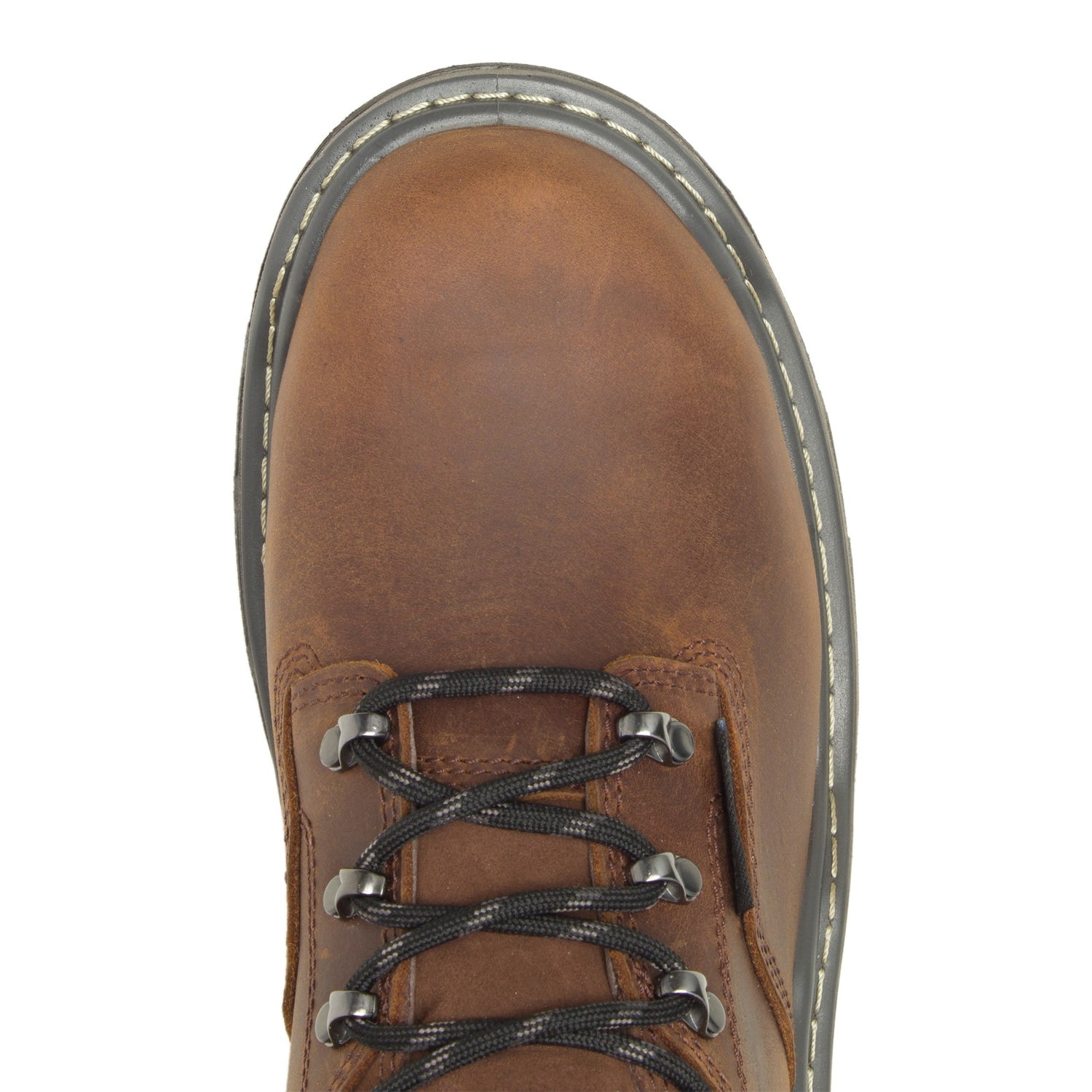 Peltz Shoes  Men's Wolverine Boots Raider Comp Toe Durashocks 6in WP Work Boot PEANUT W211165