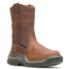 Peltz Shoes  Men's Wolverine Boots Raider Comp Toe Durashocks 10in WP Work Boot PEANUT W211169