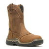 Peltz Shoes  Men's Wolverine Boots Raider Comp Toe Durashocks 10in WP Work Boot BROWN W221045