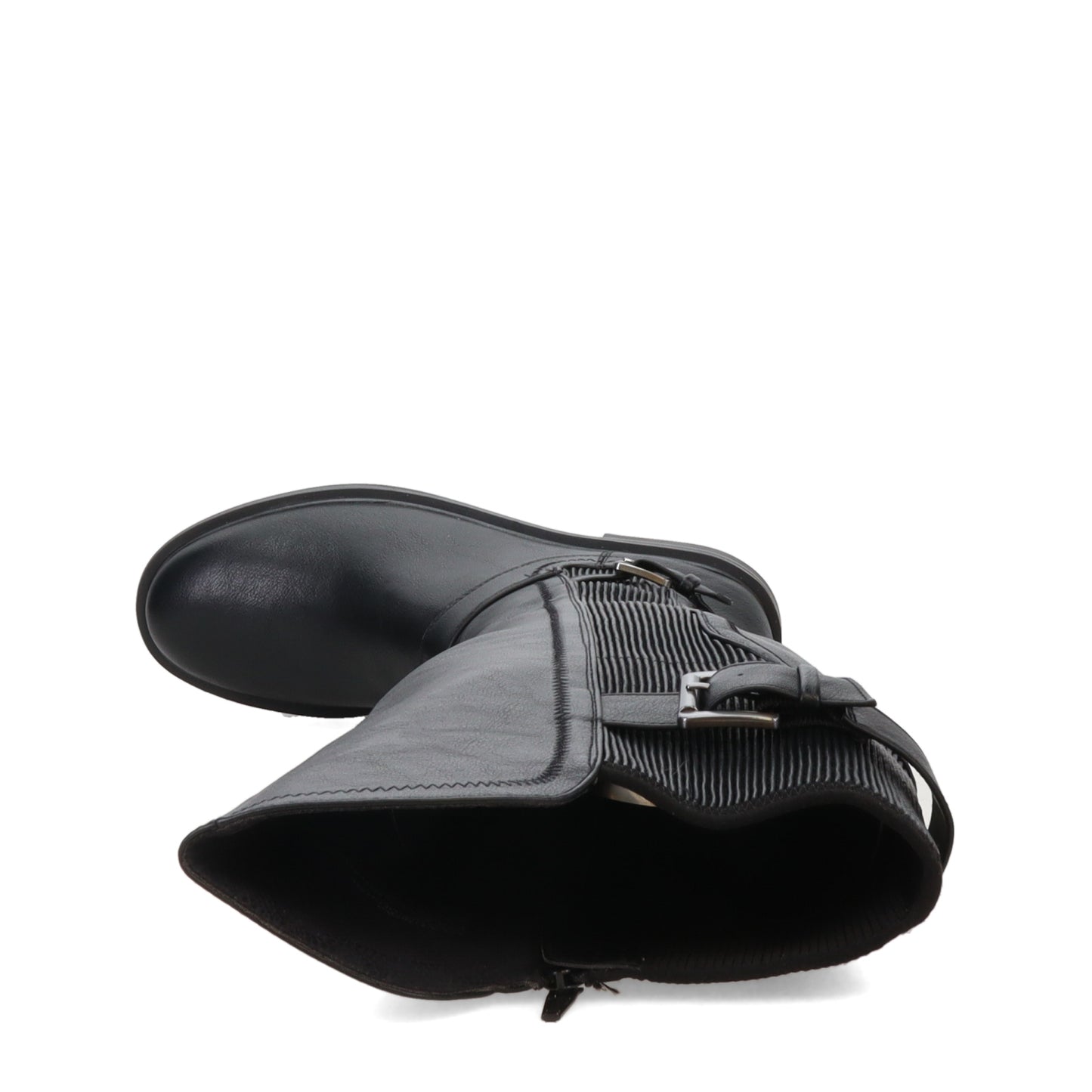 Peltz Shoes  Women's White Mountain Meditate Boot - Wide Calf BLACK W31662WC-001
