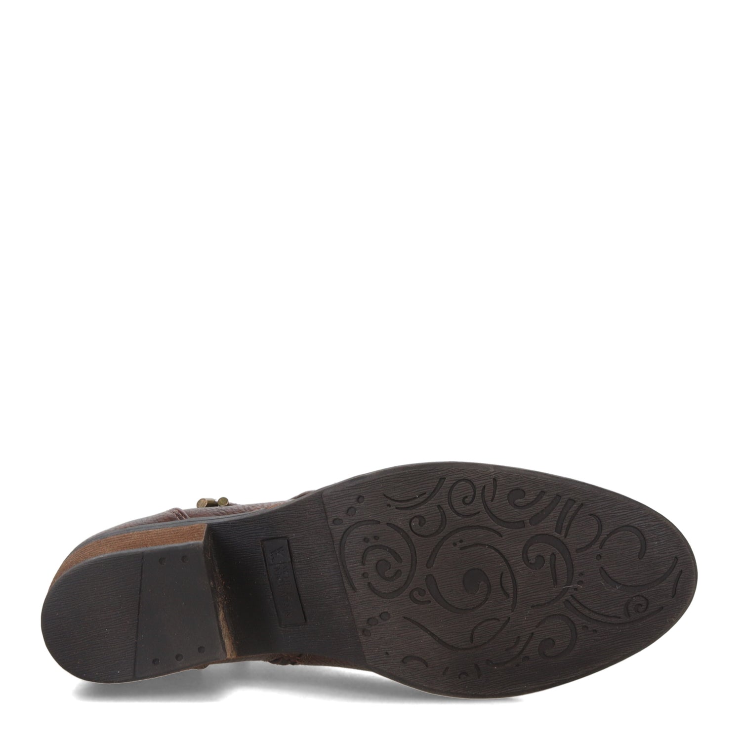 Peltz Shoes  Women's White Mountain Althorn Bootie BROWN W34778-207