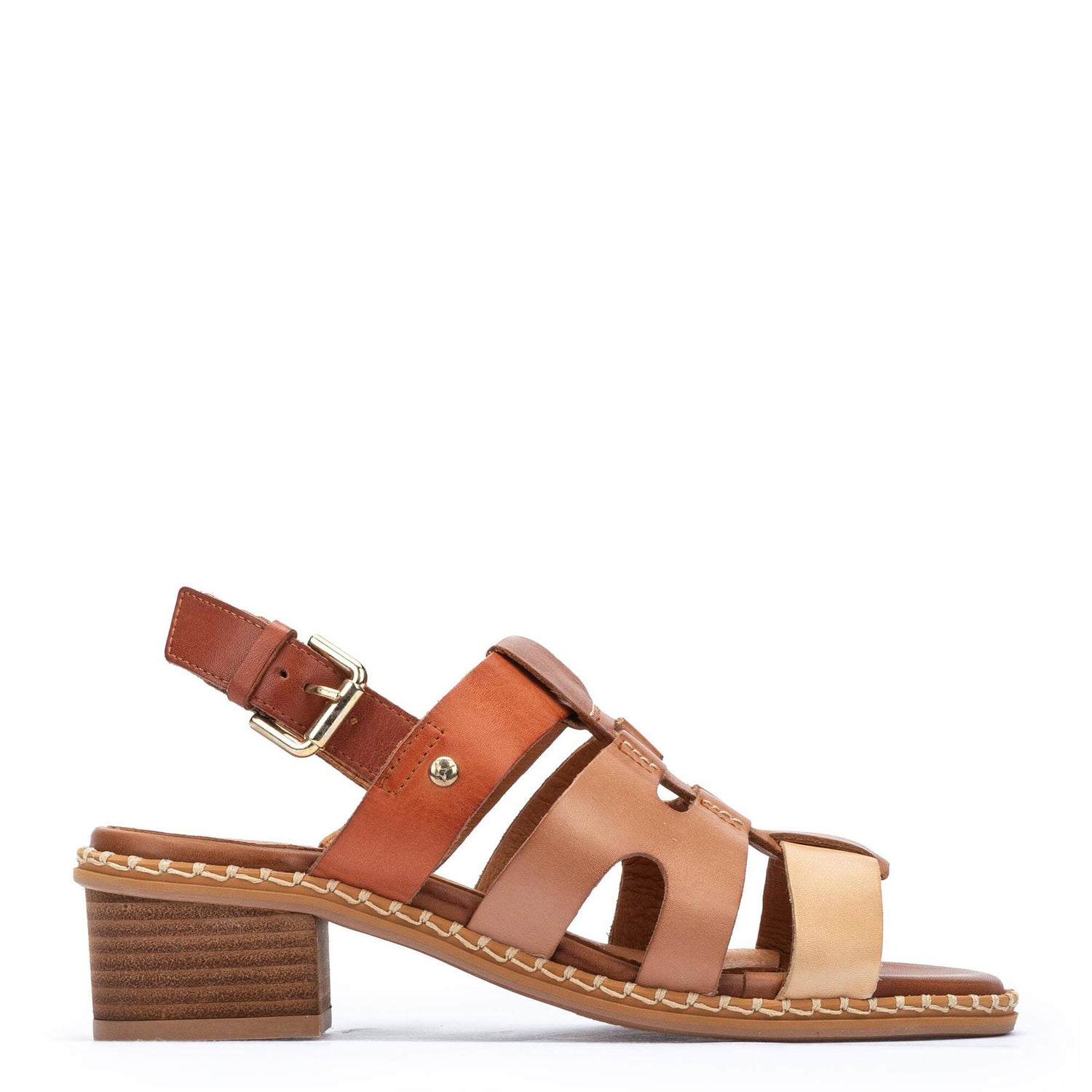 Peltz Shoes  Women's Pikolinos Blanes W3H-1827 Sandal BRANDY W3H-1827C2-BRAN