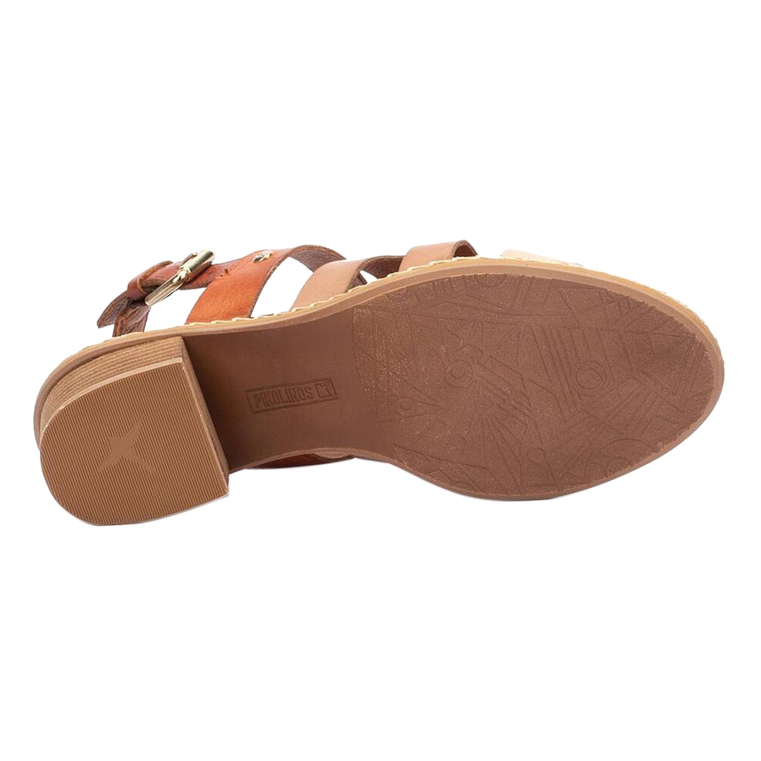 Peltz Shoes  Women's Pikolinos Blanes W3H-1827 Sandal BRANDY W3H-1827C2-BRAN