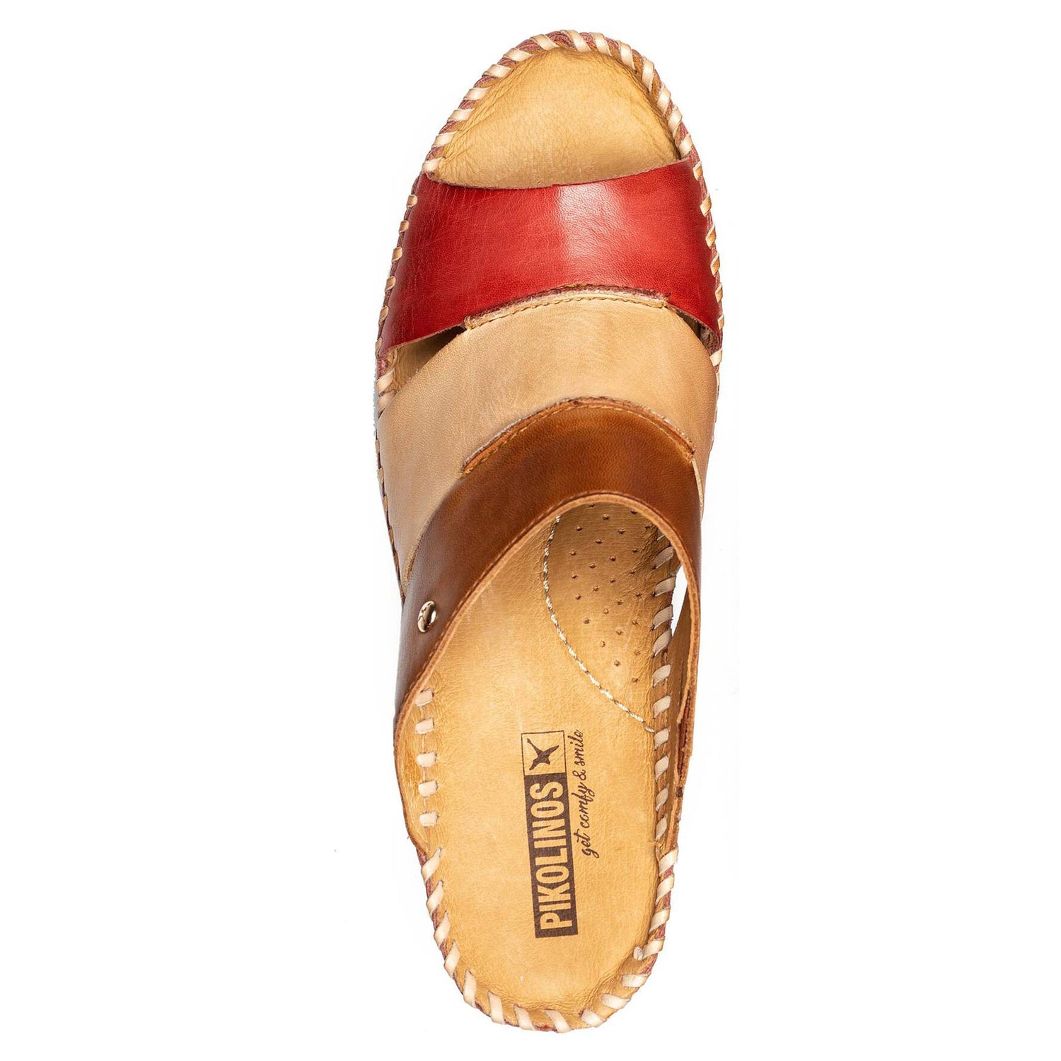 Peltz Shoes  Women's Pikolinos Aguadulce W3Z-1772C1 Sandal CHERRY W3Z-1772C1-CHER