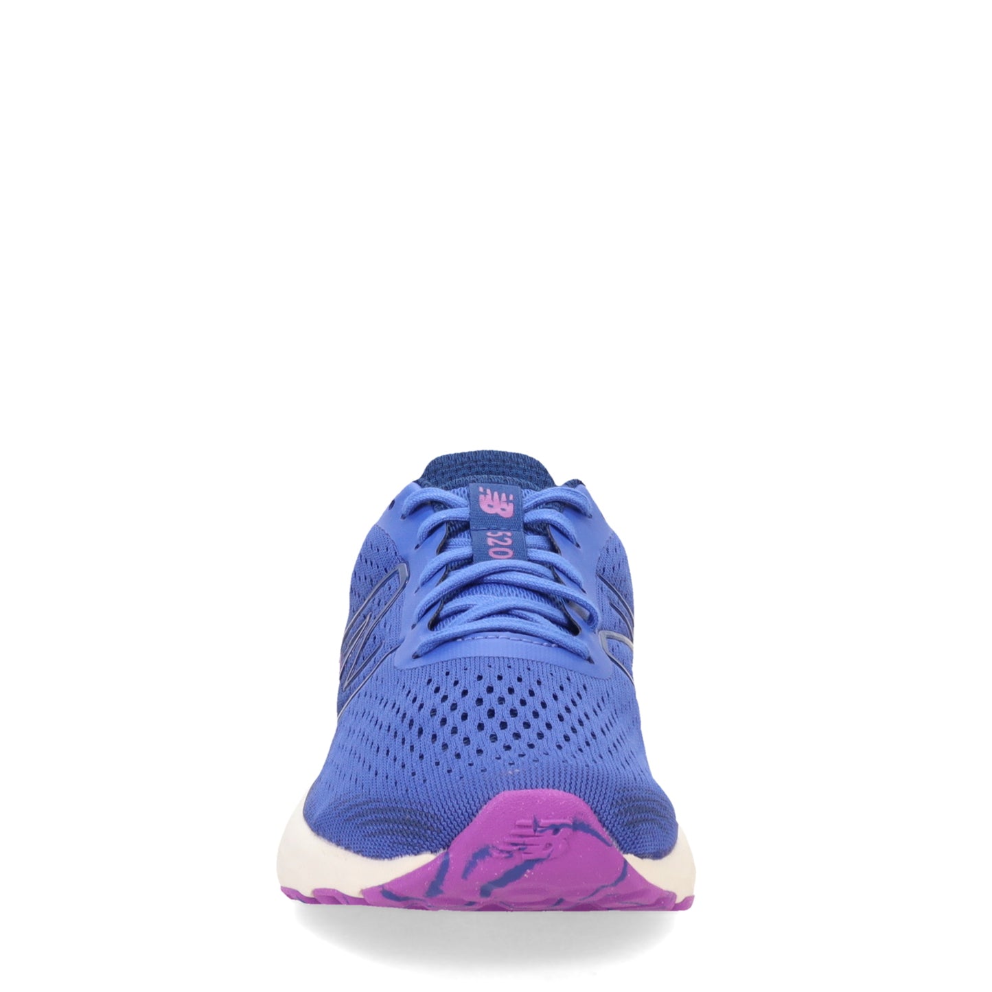 Peltz Shoes  Women's New Balance 520v8 Running Shoe PINK NAVY W520CM8