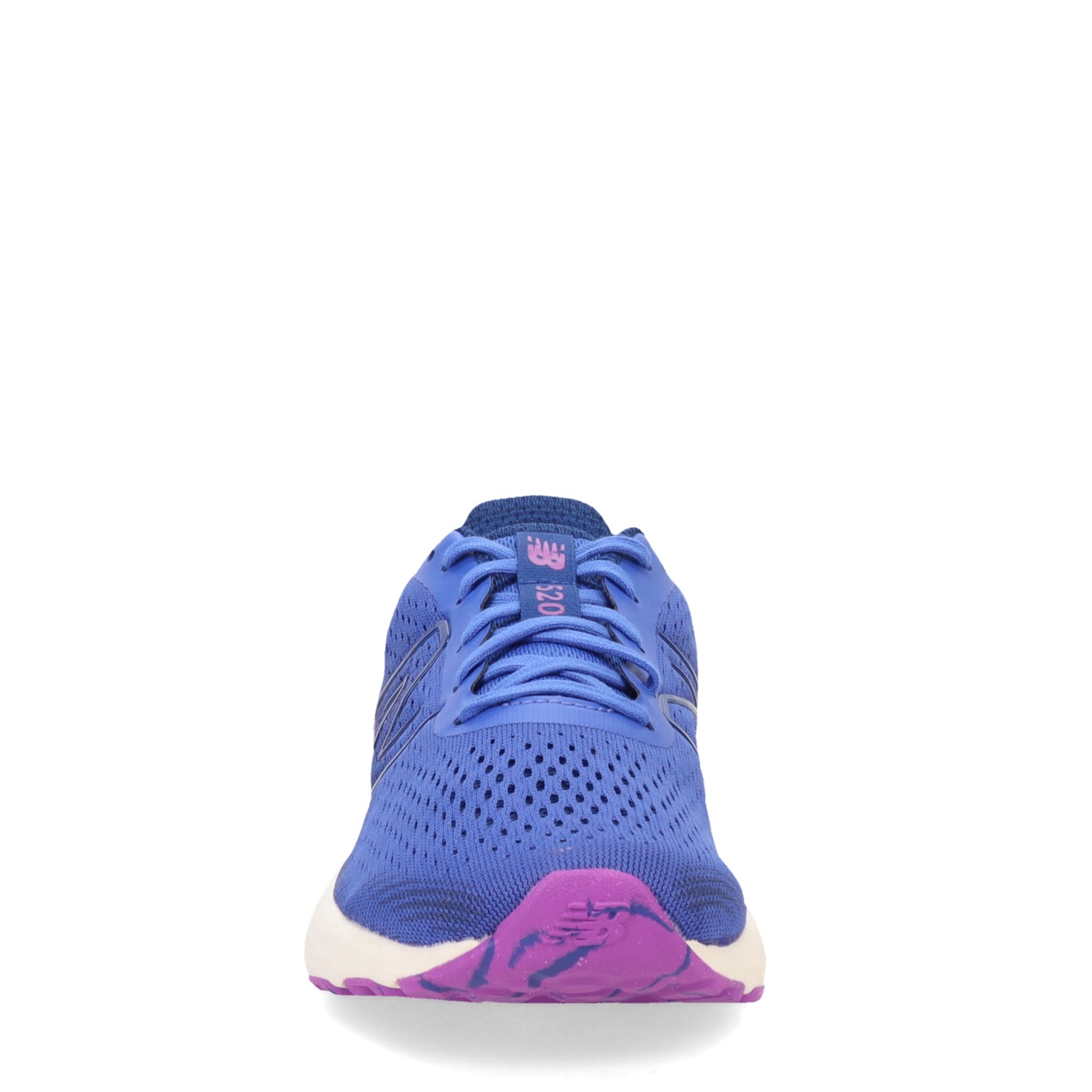 Peltz Shoes  Women's New Balance 520v8 Running Shoe PINK NAVY W520CM8