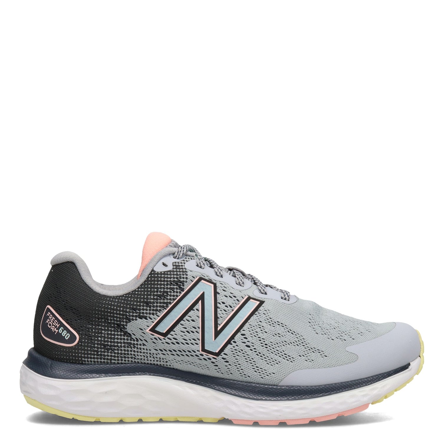 Peltz Shoes  Women's New Balance 680v7 Running Shoe GRAY W680LG7