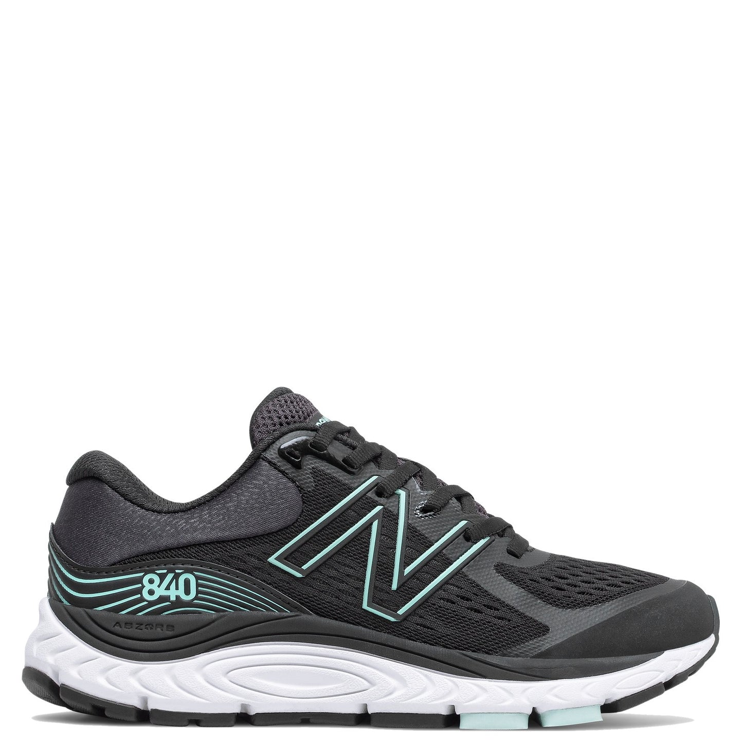 Peltz Shoes  Women's New Balance 840v5 Running Shoe BLACK W840BM5
