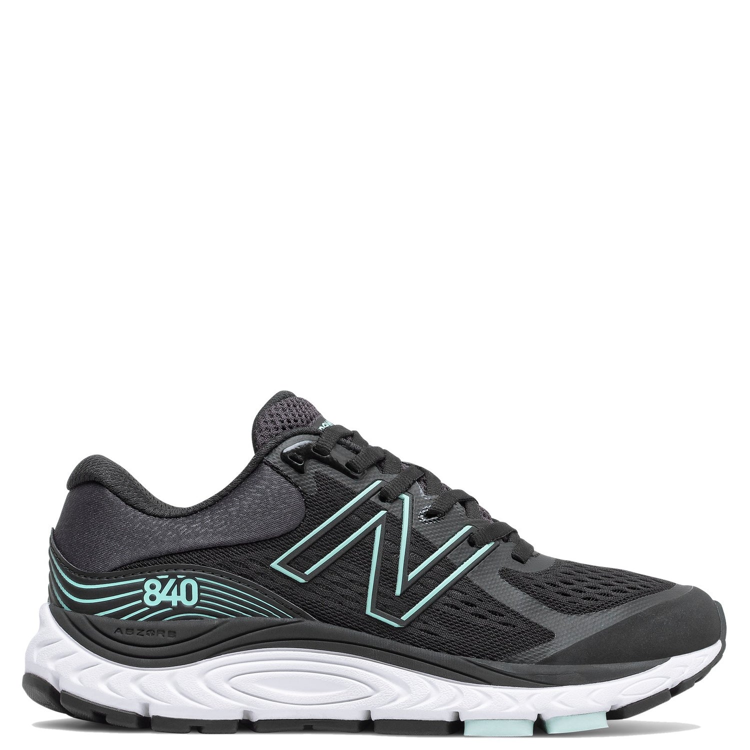 Peltz Shoes  Women's New Balance 840v5 Running Shoe BLACK W840BM5