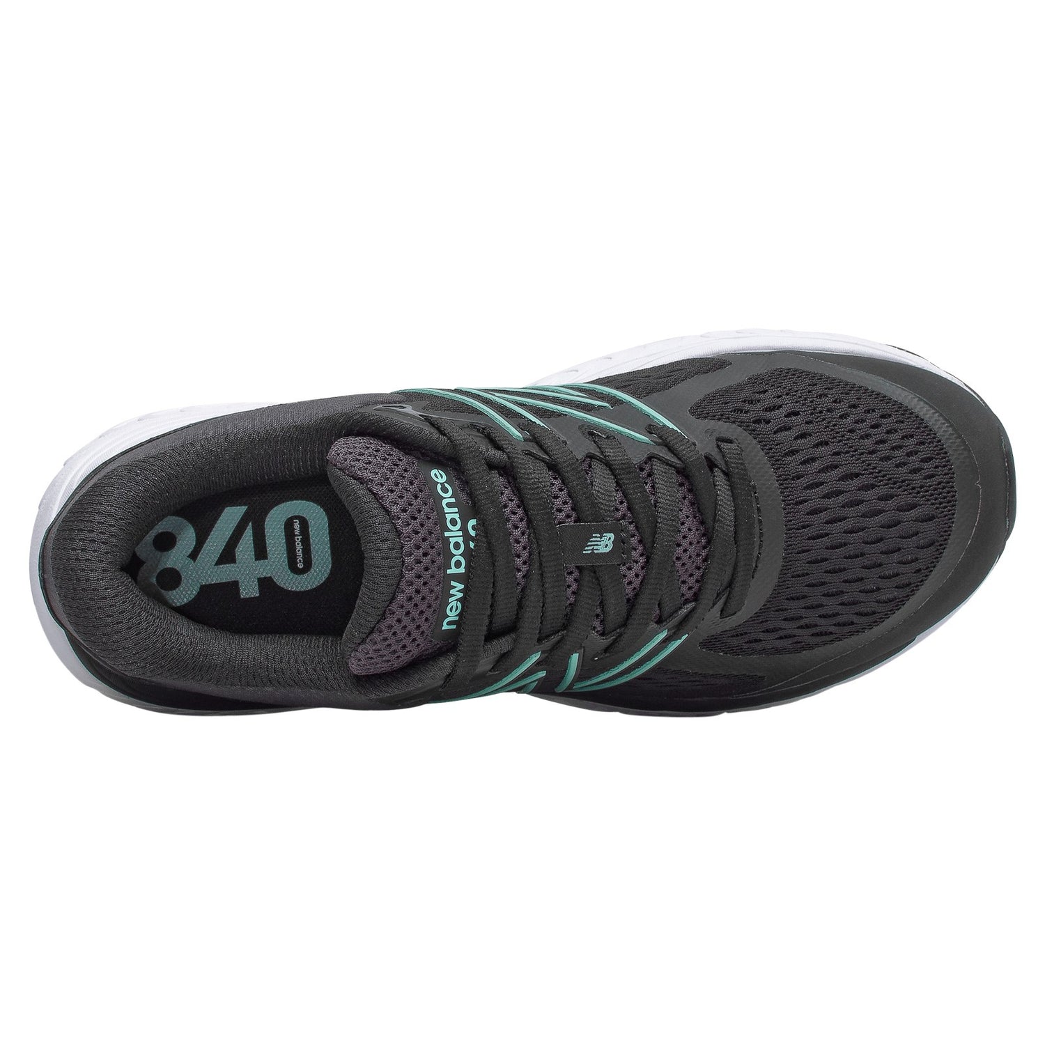 Peltz Shoes  Women's New Balance 840v5 Running Shoe BLACK W840BM5