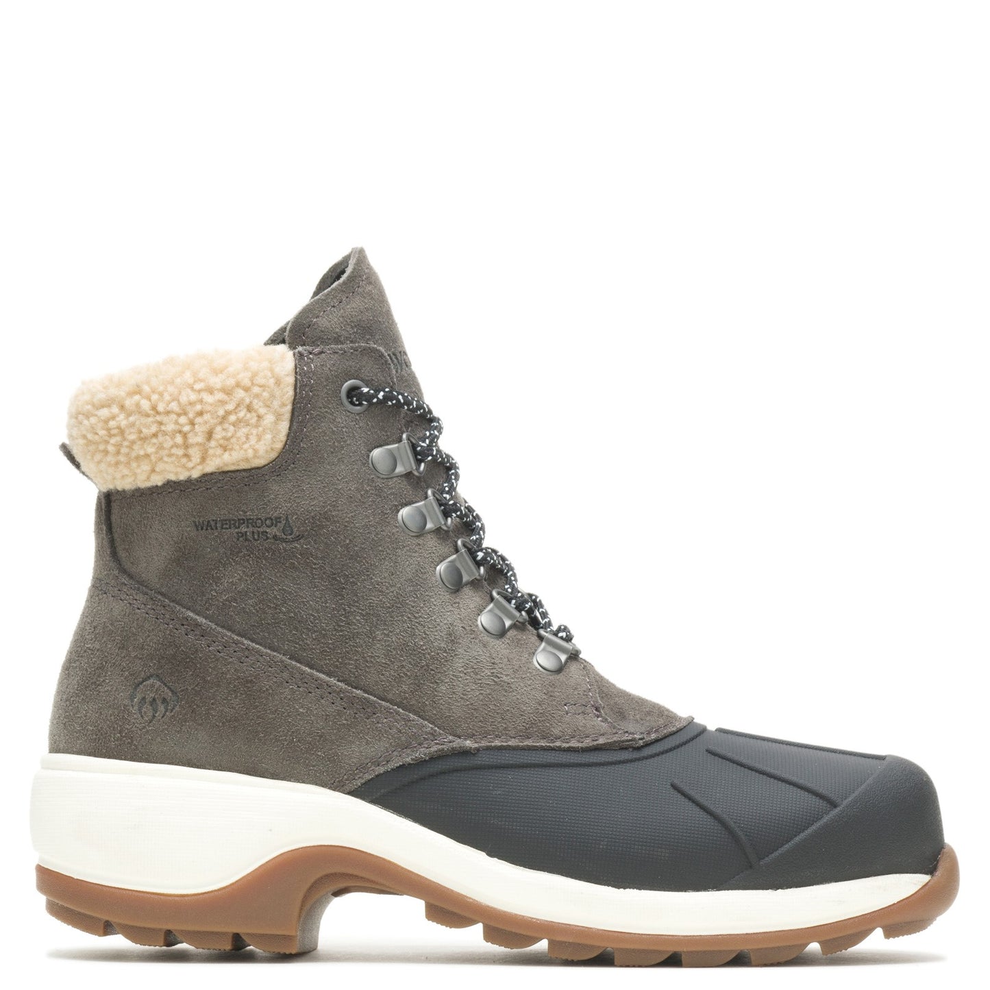 Peltz Shoes  Women's Wolverine Frost Insulated Boot GRAY SUEDE W880214