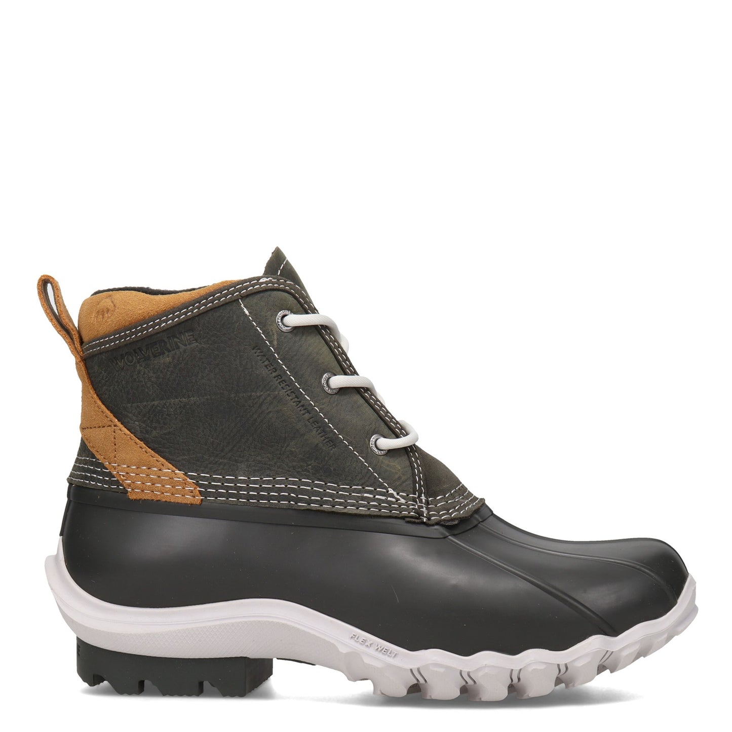 Peltz Shoes  Men's Wolverine Boots Torrent Waterproof Duck Boot GRANITE W880220