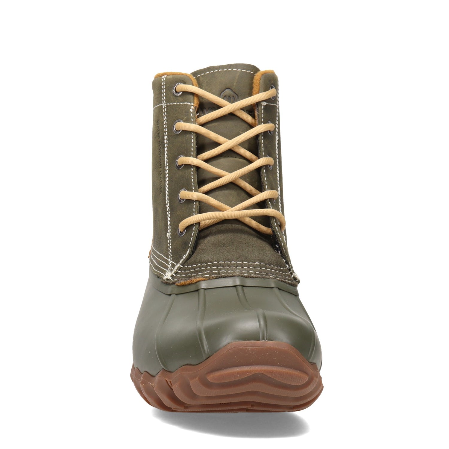 Peltz Shoes  Men's Wolverine Boots Torrent Waterproof Duck Boot OLIVE W880221