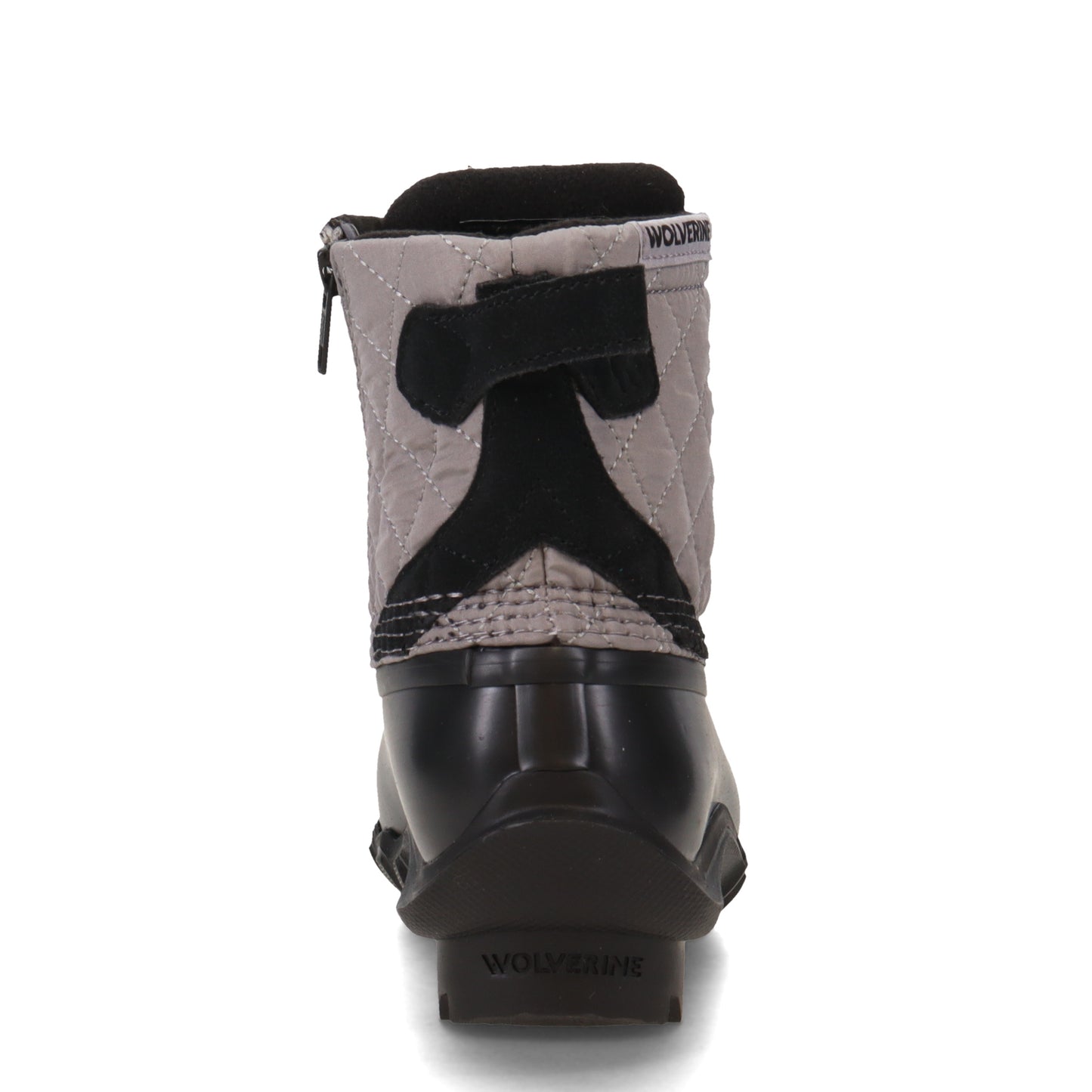 Peltz Shoes  Women's Wolverine Torrent Quilted Duck Boot GRAY W880381