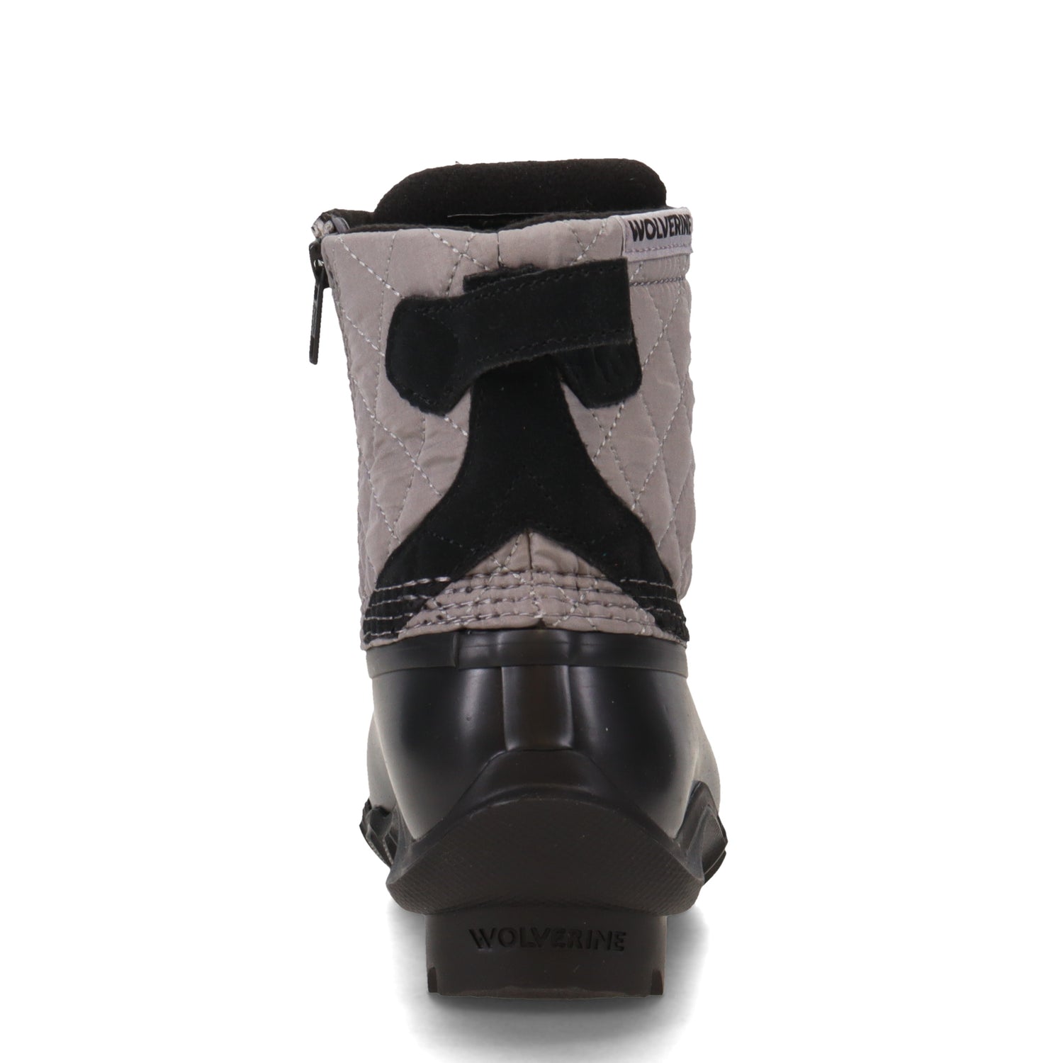 Peltz Shoes  Women's Wolverine Torrent Quilted Duck Boot GRAY W880381