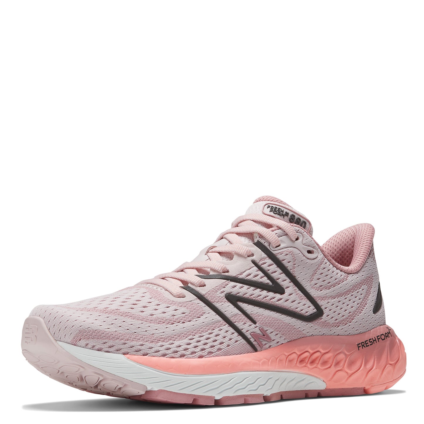 Peltz Shoes  Women's New Balance Fresh Foam 880v13 Running Shoe STONE PINK/HAZY ROSE/BLACK METALLIC W880C13