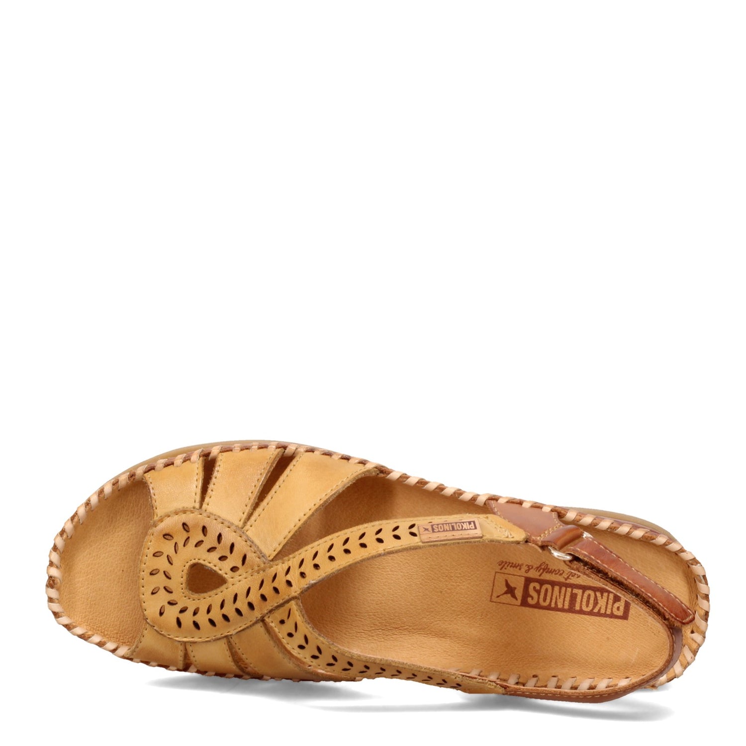 Peltz Shoes  Women's Pikolinos Cadaques W8K0907 Sandal HONEY W8K-0907C1-HONE