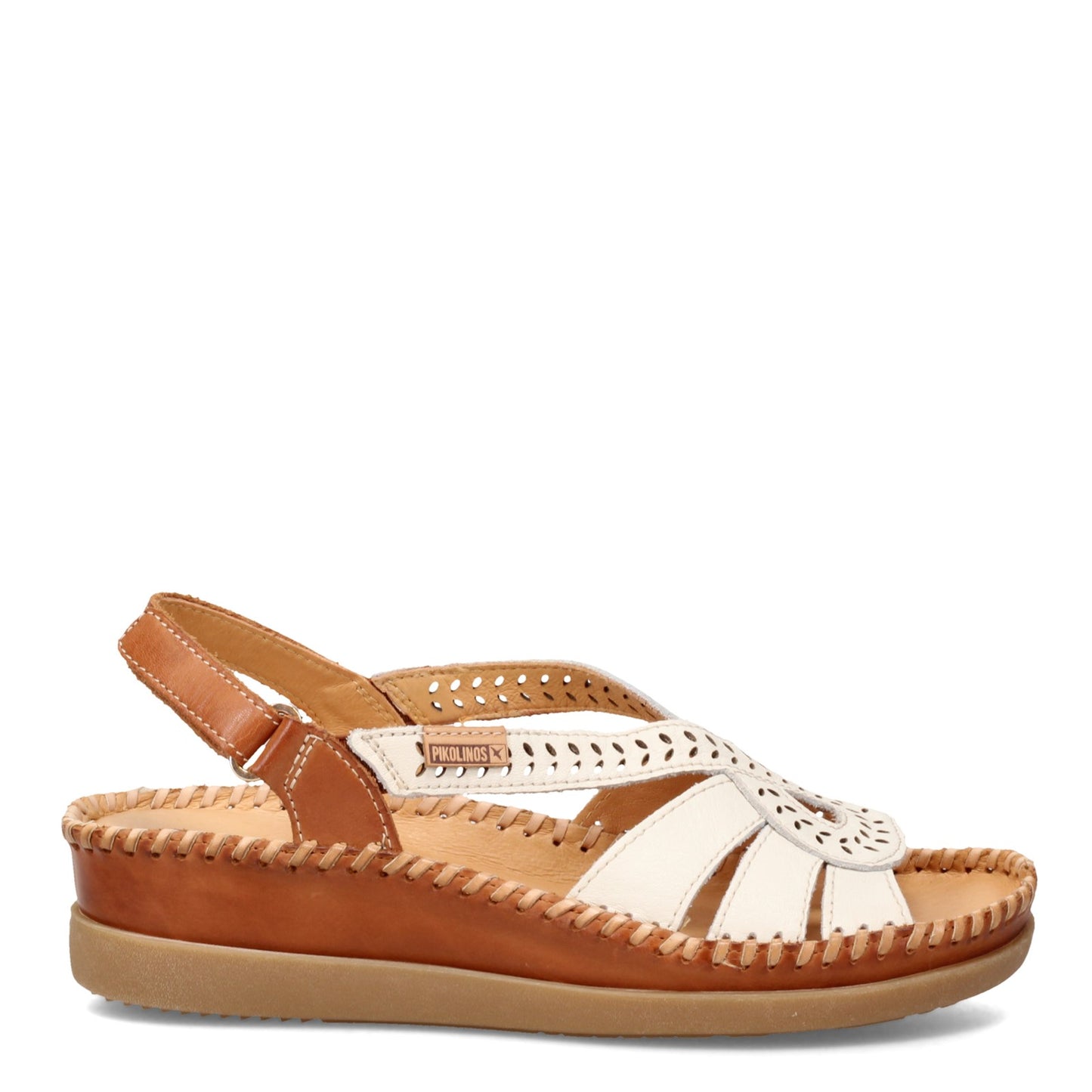 Peltz Shoes  Women's Pikolinos Cadaques W8K0907 Sandal OFF WHITE W8K-0907C1-NATA