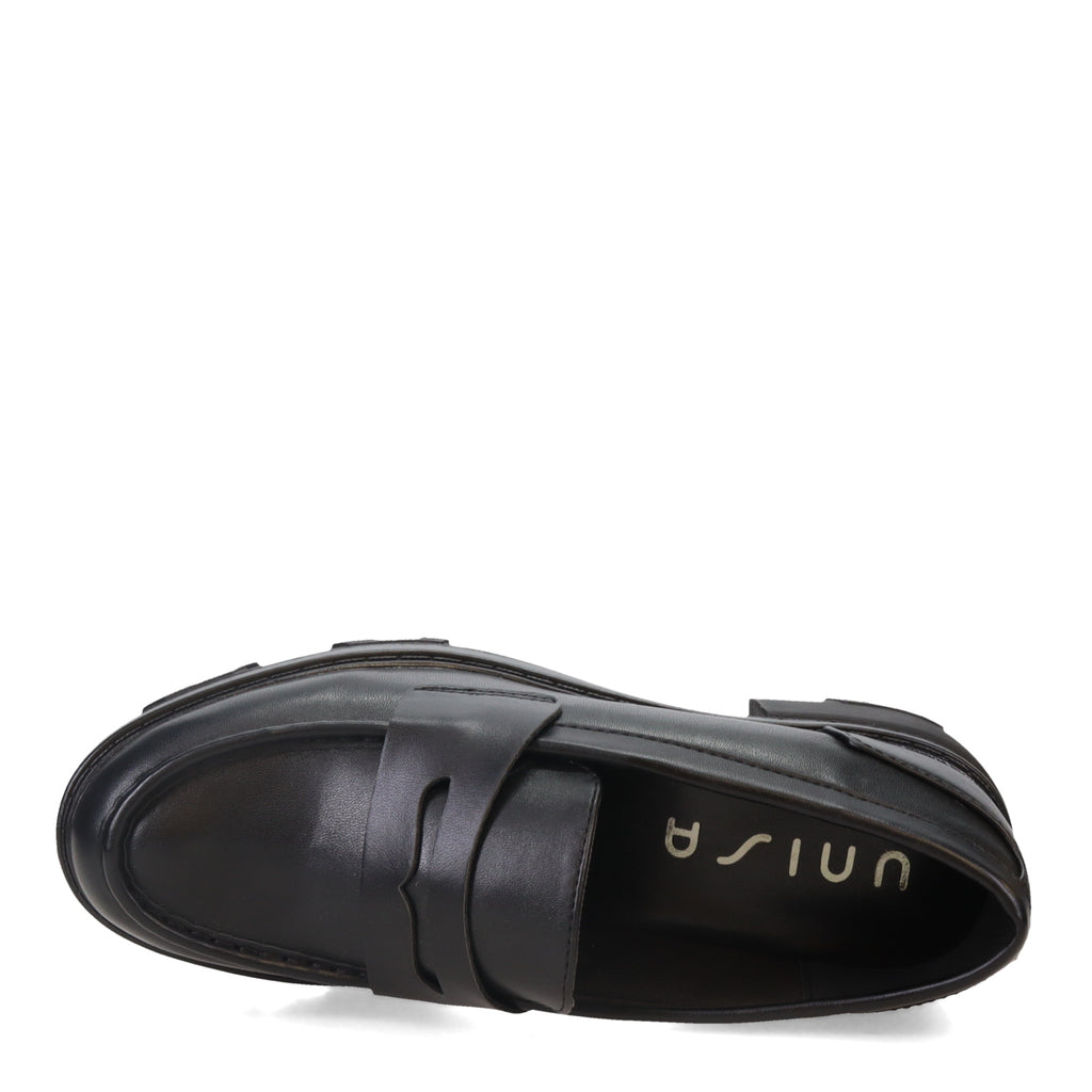 Women's Unisa Wennie Chunky Lug Sole Loafer BLACK WENNIE-BLK05