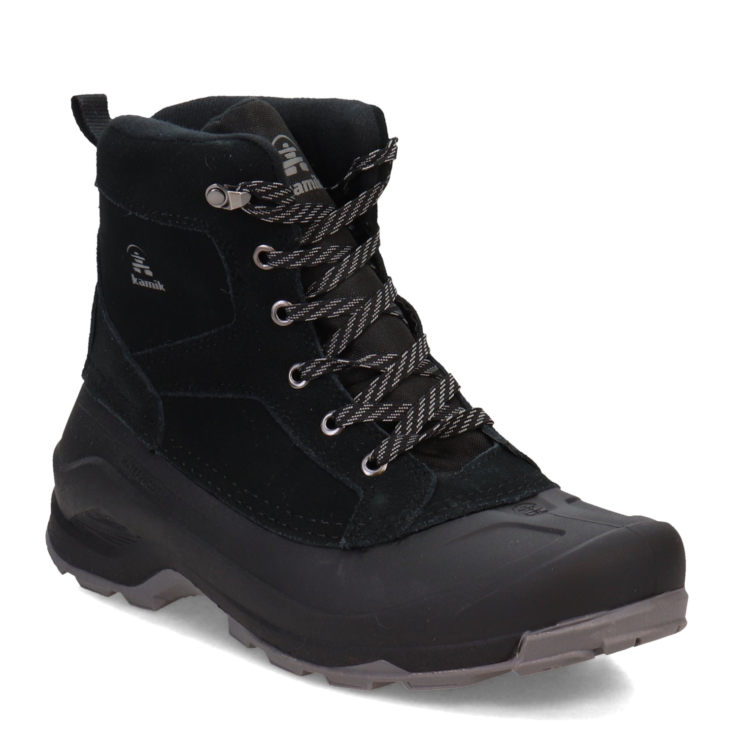 Peltz Shoes  Men's Kamik Empire Lo Boot BLACK WK0026-BLK