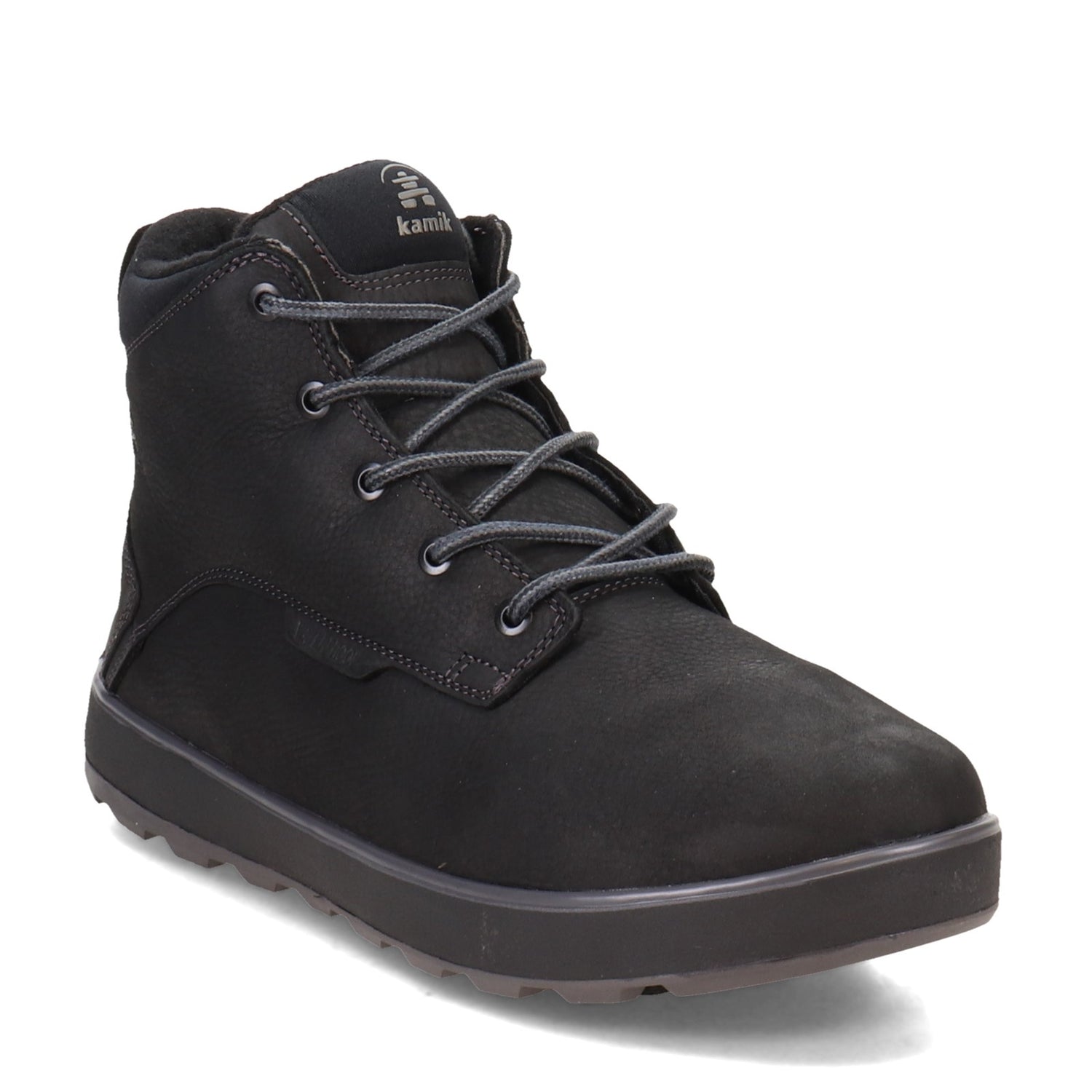 Peltz Shoes  Men's Kamik Spencer Mid Boot BLACK WK0356-BLK