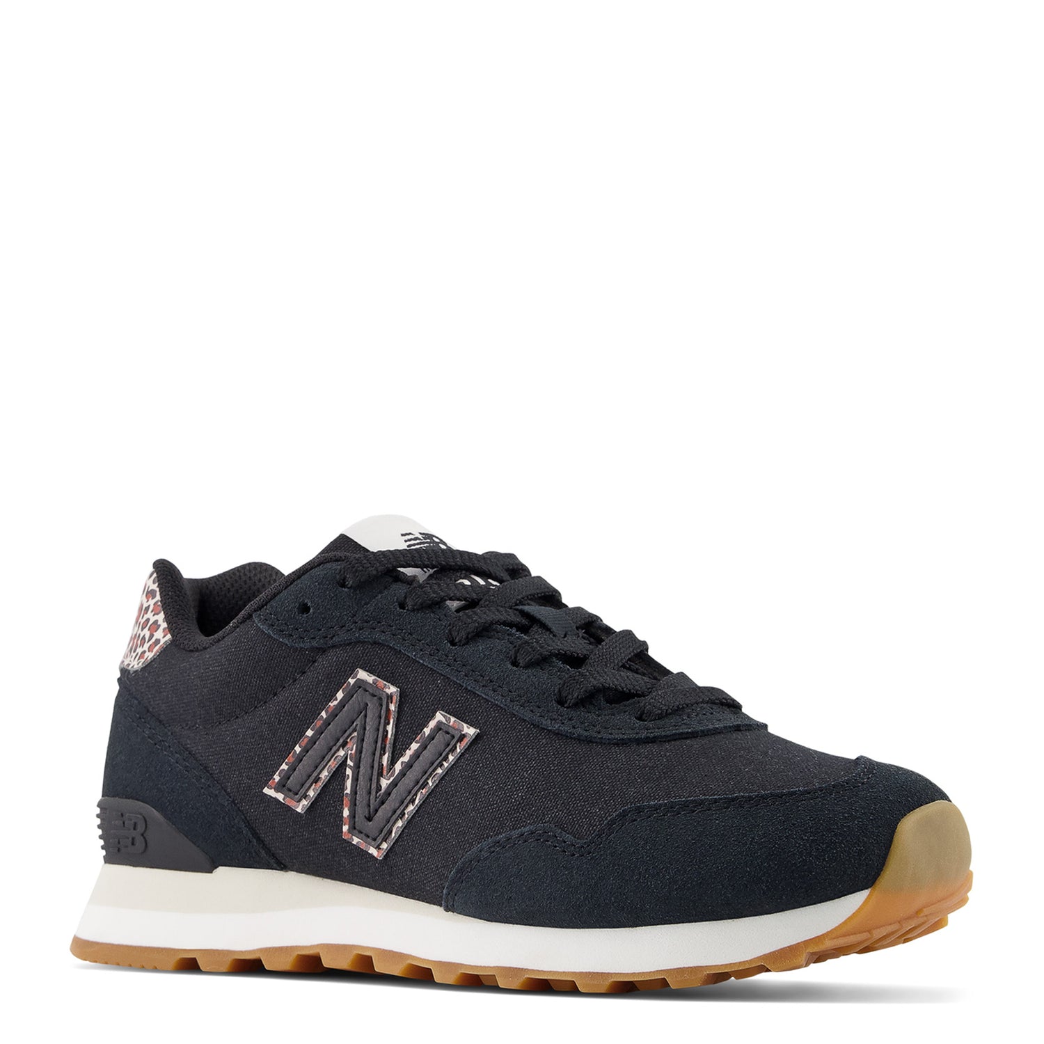 Peltz Shoes  Women's New Balance 515 v3 Sneaker BLACK/MAHOGANY WL515SB3