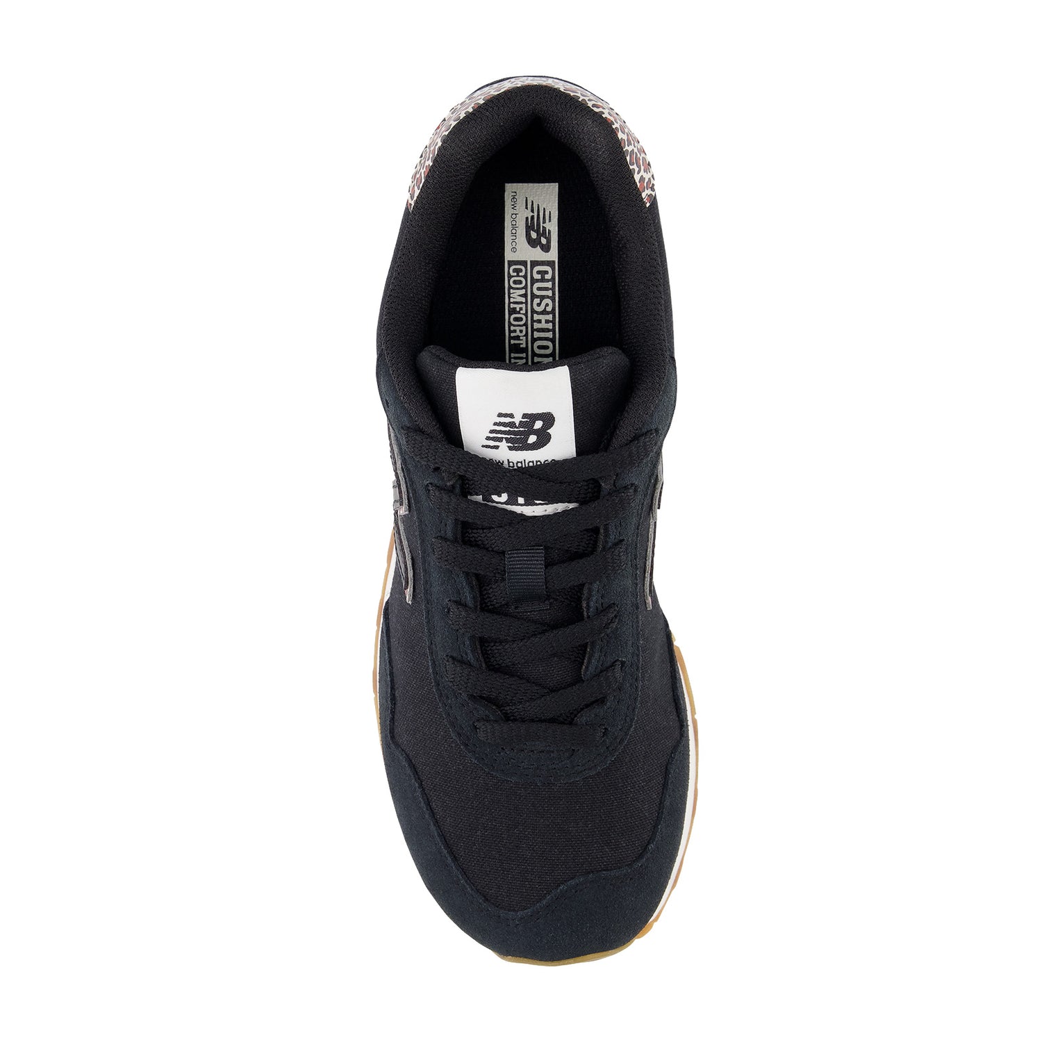 Peltz Shoes  Women's New Balance 515 v3 Sneaker BLACK/MAHOGANY WL515SB3