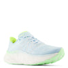Peltz Shoes  Women's New Balance Fresh Foam More v4 Running Shoe BLUE/GREEN AURA/WHITE WMORCK4