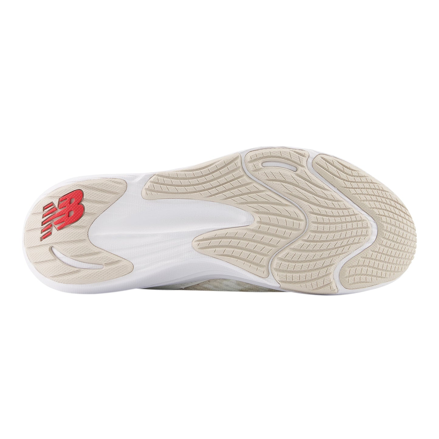 Peltz Shoes  Women's New Balance Nergize Sport v2 Training Shoe TAN GREY RED WNRGSPC2