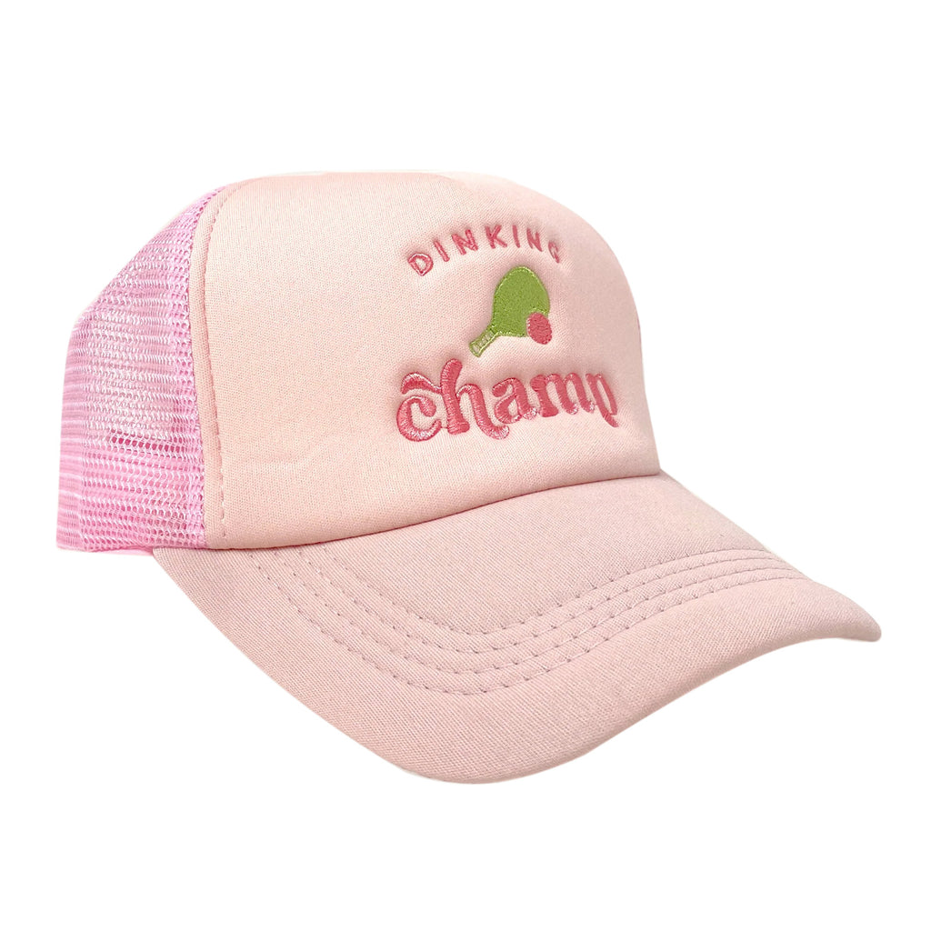 Women's The Darling Effect Trucker Hat PINK WSDE-HATTK-CHMP