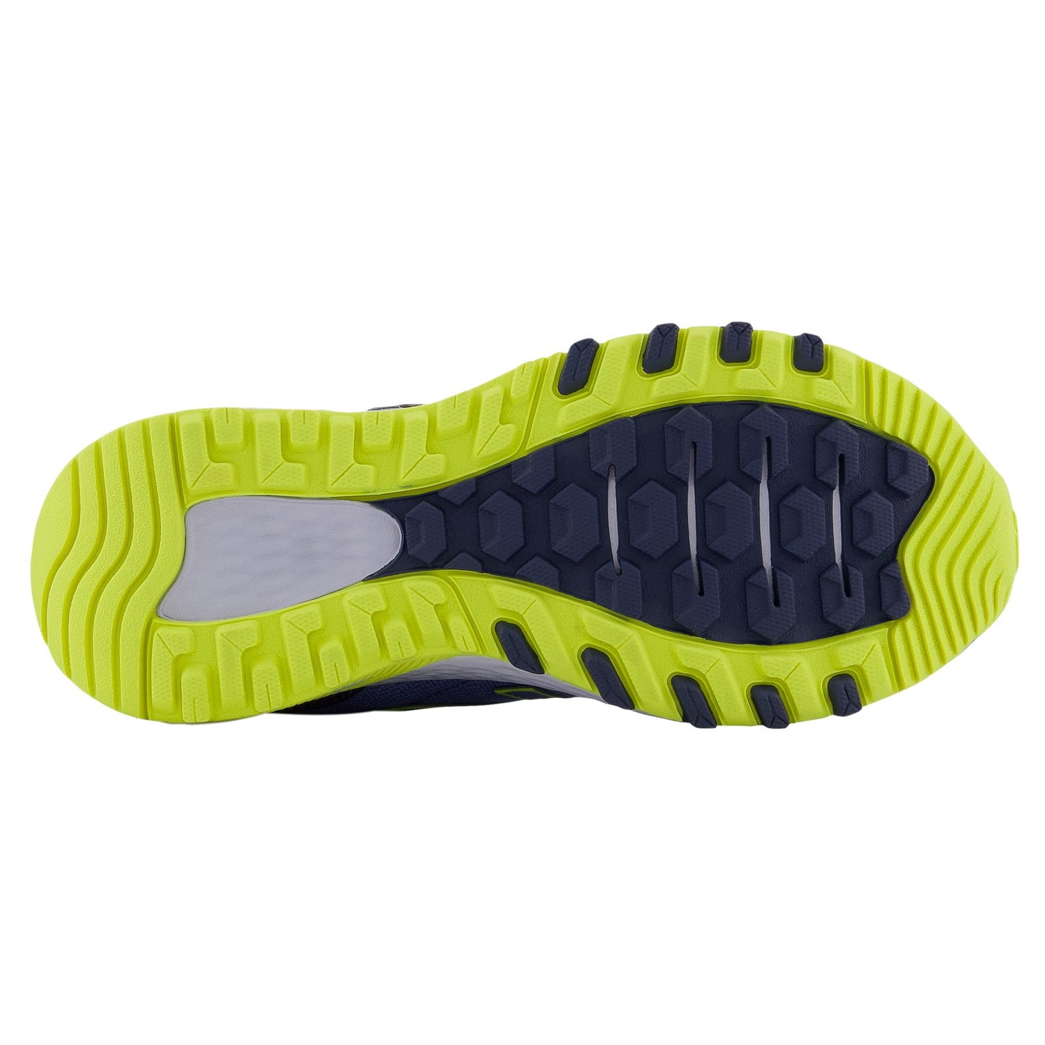Peltz Shoes  Women's New Balance 410V7 Trail Running Shoe PURPLE YELLOW WT410CB7