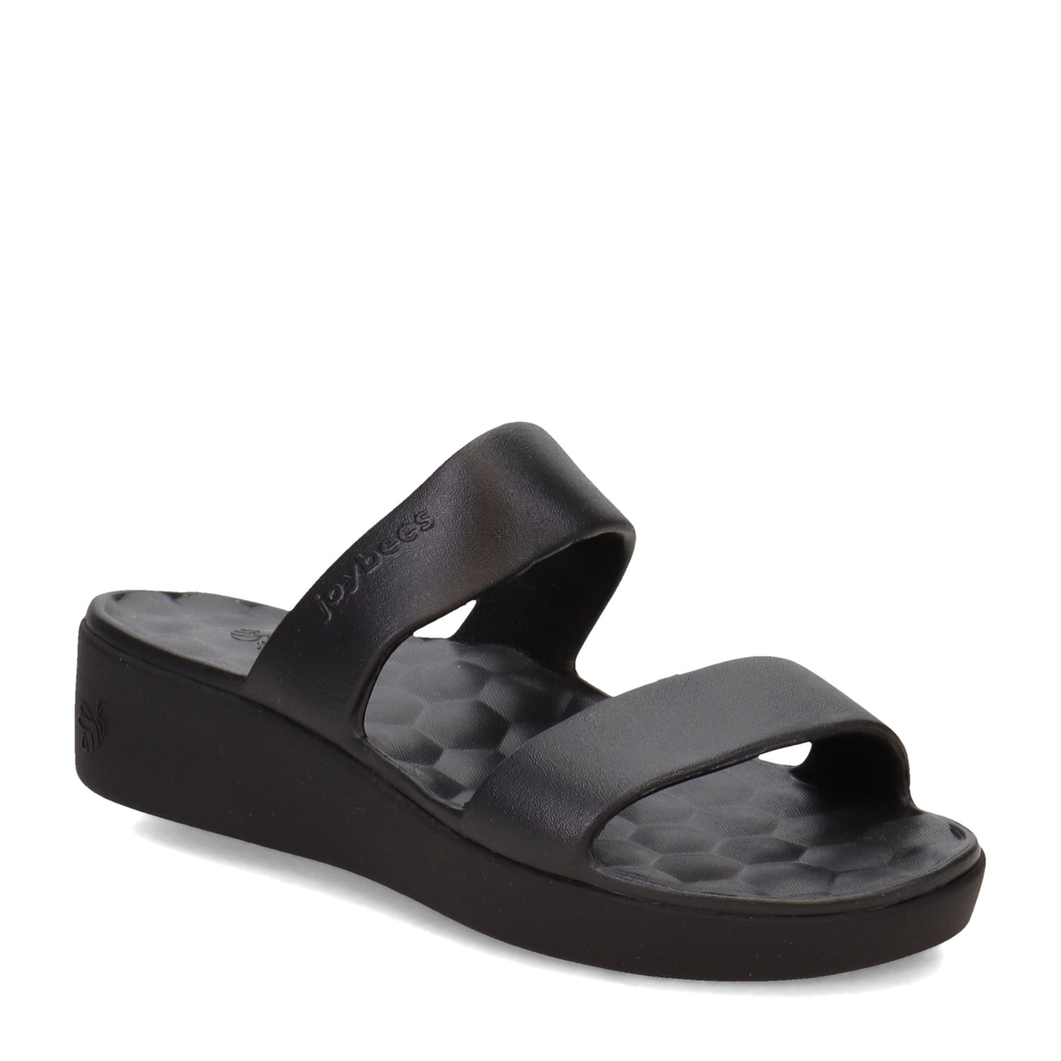 Peltz Shoes  Women's Joybees The Cute Sandal BLACK WTCSD-BLACK