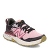 Peltz Shoes  Women's New Balance Fresh Foam X Hierro v7 Trail Running Shoe STONE PINE/BLACKTOP/WASHED BURGUNDY WTHIER07