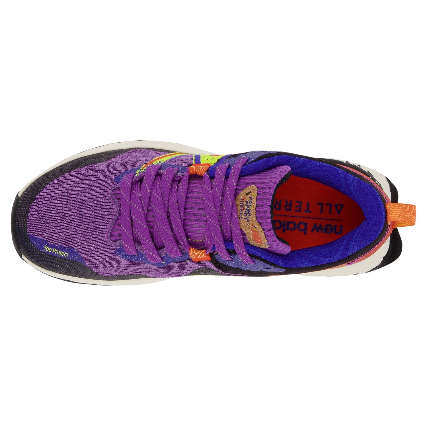 Peltz Shoes  Women's New Balance Fresh Foam X Hierro v7 Trail Running Shoe PURPLE WTHIERM7