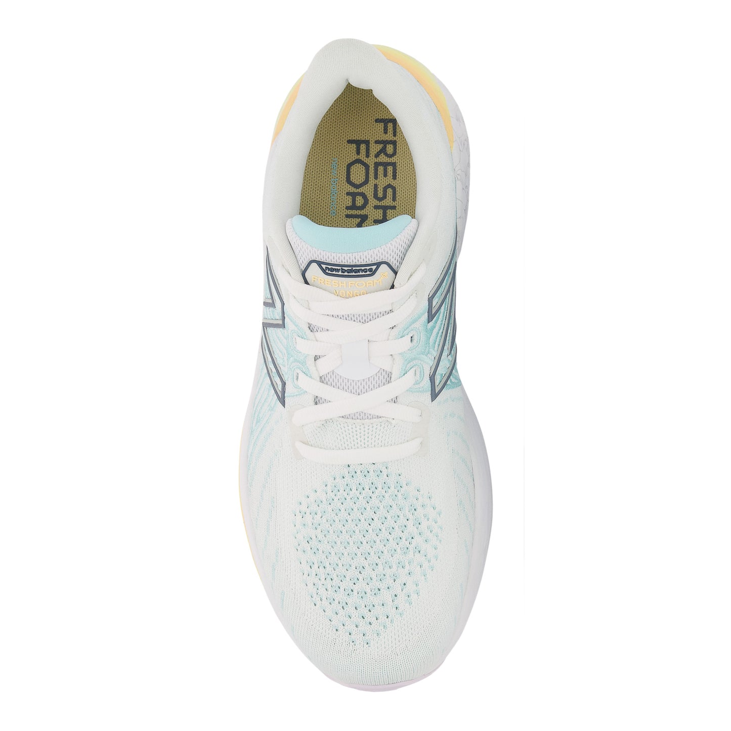 Peltz Shoes  Women's New Balance Fresh Foam X Vongo v5 Running Shoe WHITE / PASTEL WVNGOWM5