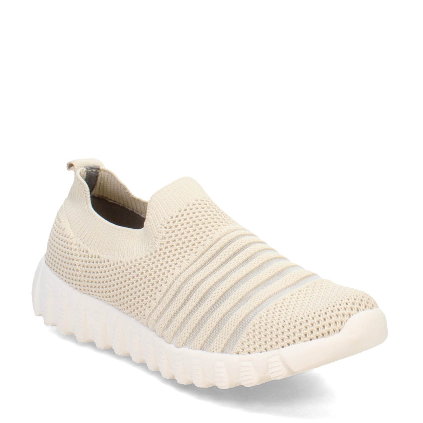 Peltz Shoes  Women's Bernie Mev Wylie Slip-On Sneaker NUDE WYLIE-NUDE