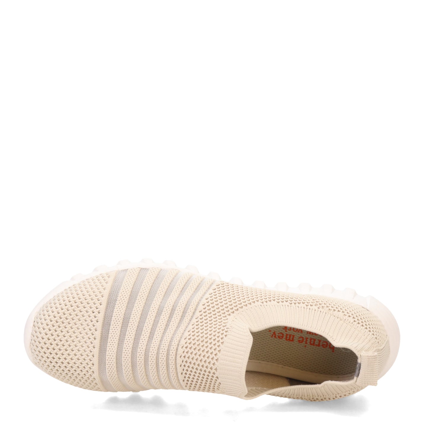 Peltz Shoes  Women's Bernie Mev Wylie Slip-On Sneaker NUDE WYLIE-NUDE