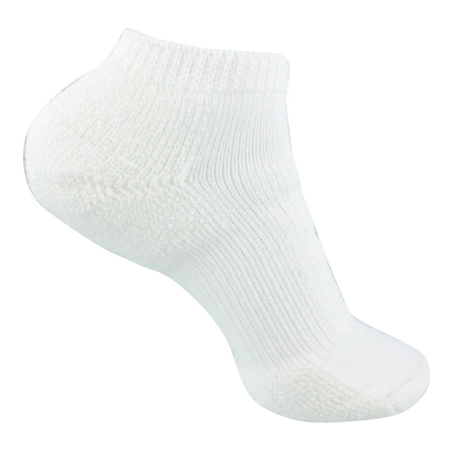 Peltz Shoes  Unisex Thorlo WMM Walking Socks - Medium - 1 Pack White WMM-11 004