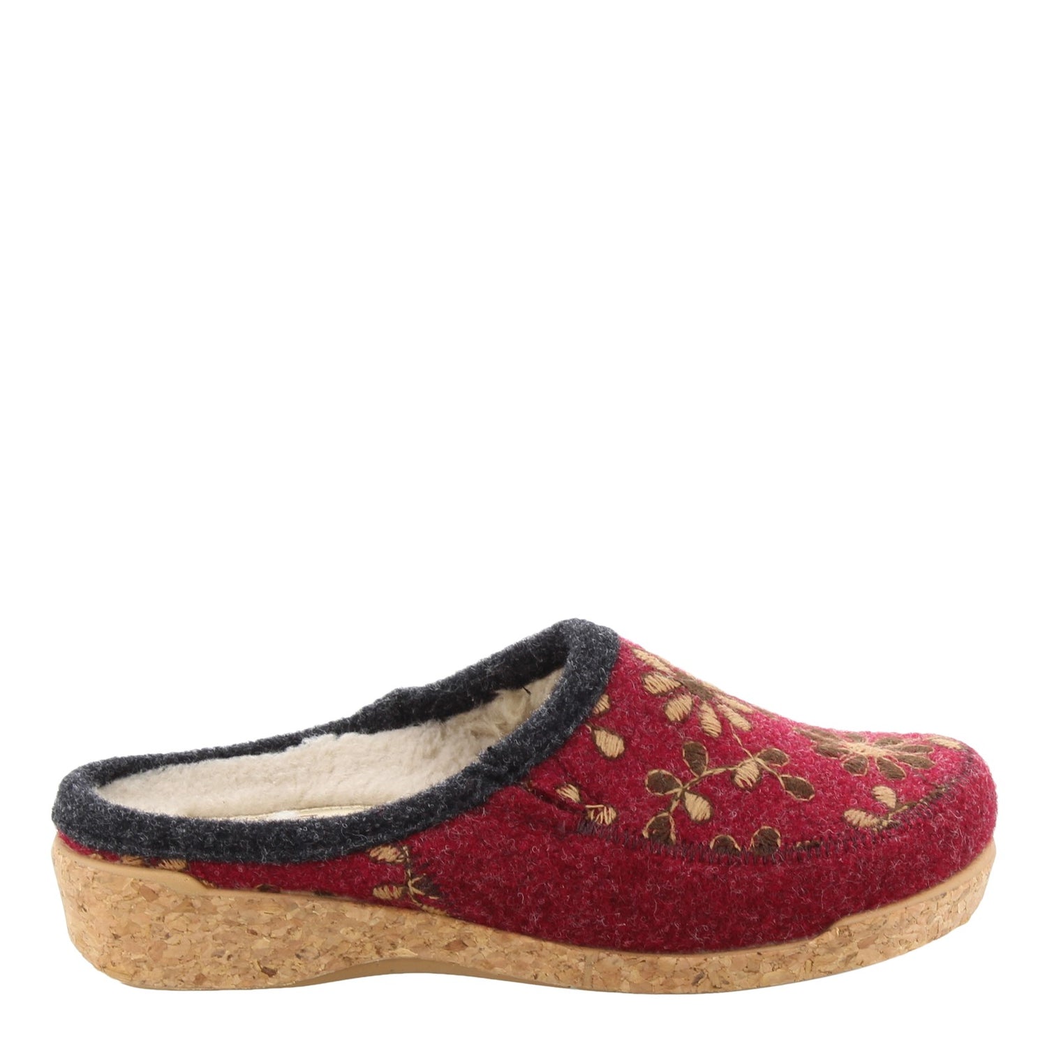 Peltz Shoes  Women's Taos Woolderness 2 Clog Cranberry WO2-2700-CRAN
