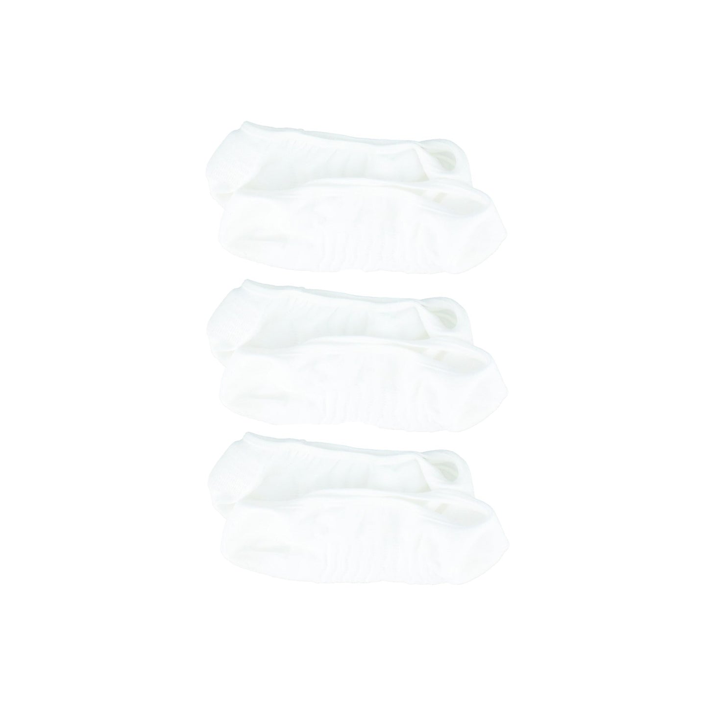 Peltz Shoes  Women's Sperry Micro Liner Socks - 3 Pack White WS14B058-WHITE
