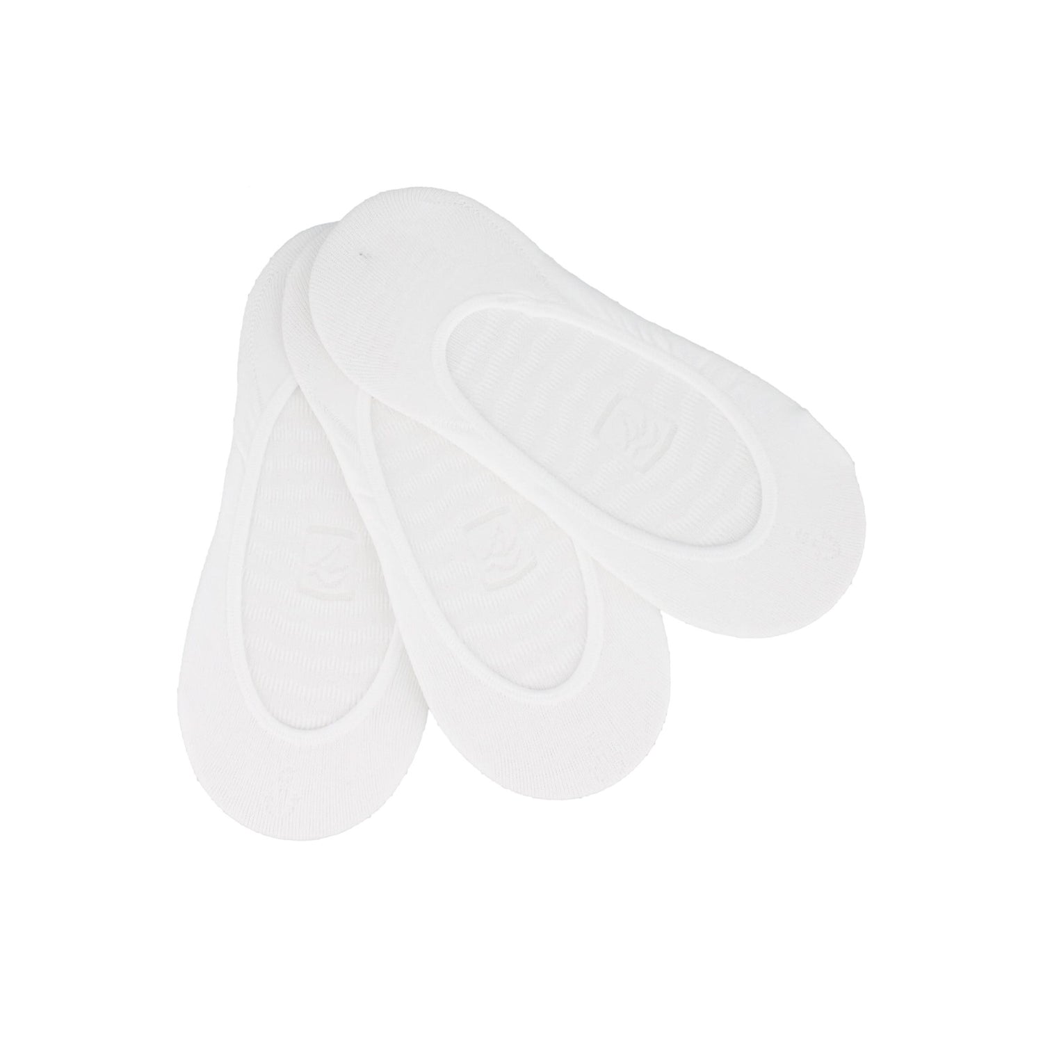 Peltz Shoes  Women's Sperry Micro Liner Socks - 3 Pack White WS14B058-WHITE