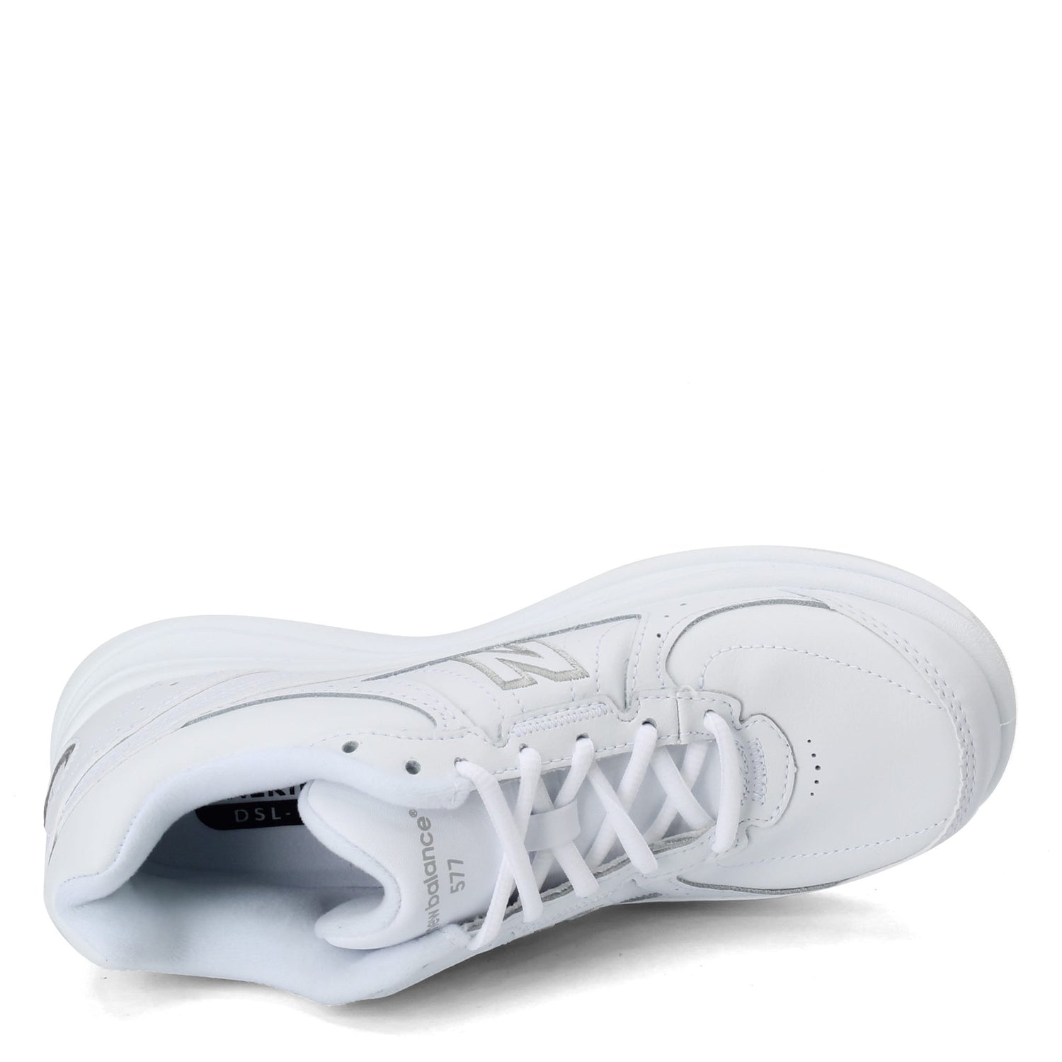 Peltz Shoes  Women's New Balance 577 Walking Shoe WHITE WW577WT