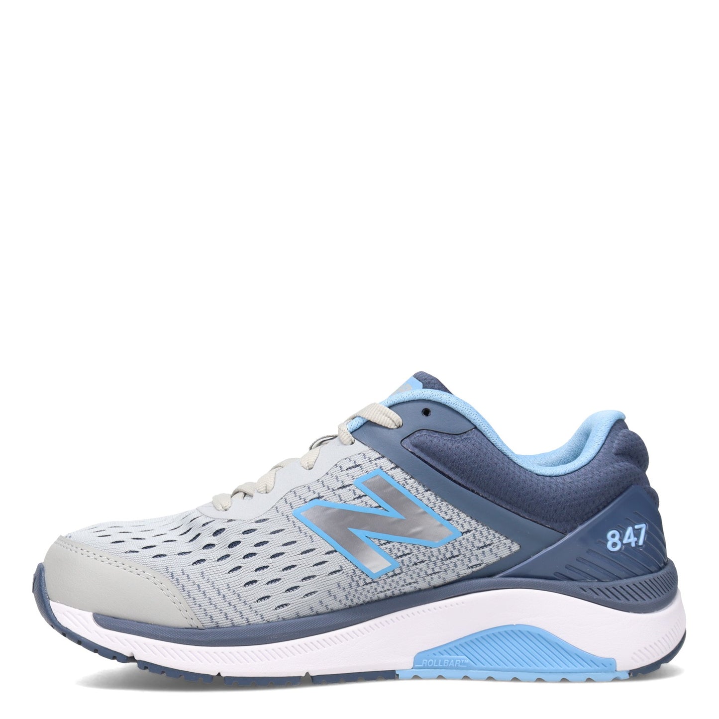 Peltz Shoes  Women's New Balance 847v4 Walking Shoe ALUMINIUM WW847LG4