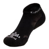 Peltz Shoes  Unisex Thorlo XCCU Experia Micro Socks - Medium - 1 Pack Black on Black XCCU-11 066