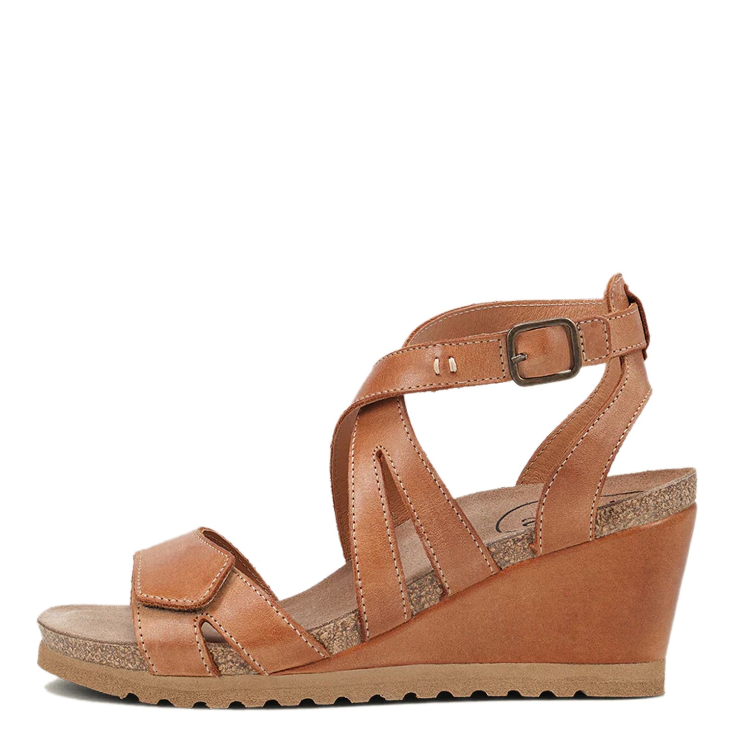 Peltz Shoes  Women's Taos Xcellent Sandal Caramel XCL-7219-CARA