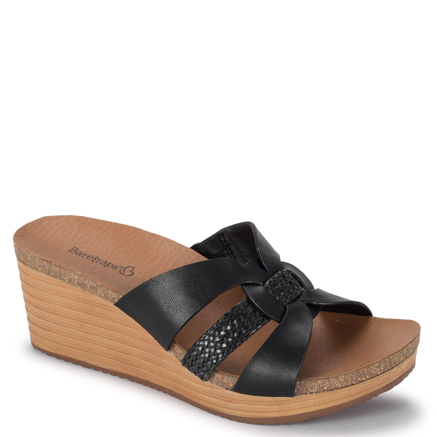 Peltz Shoes  Women's Baretraps Yadora Sandal BLACK YADORA-BLACK