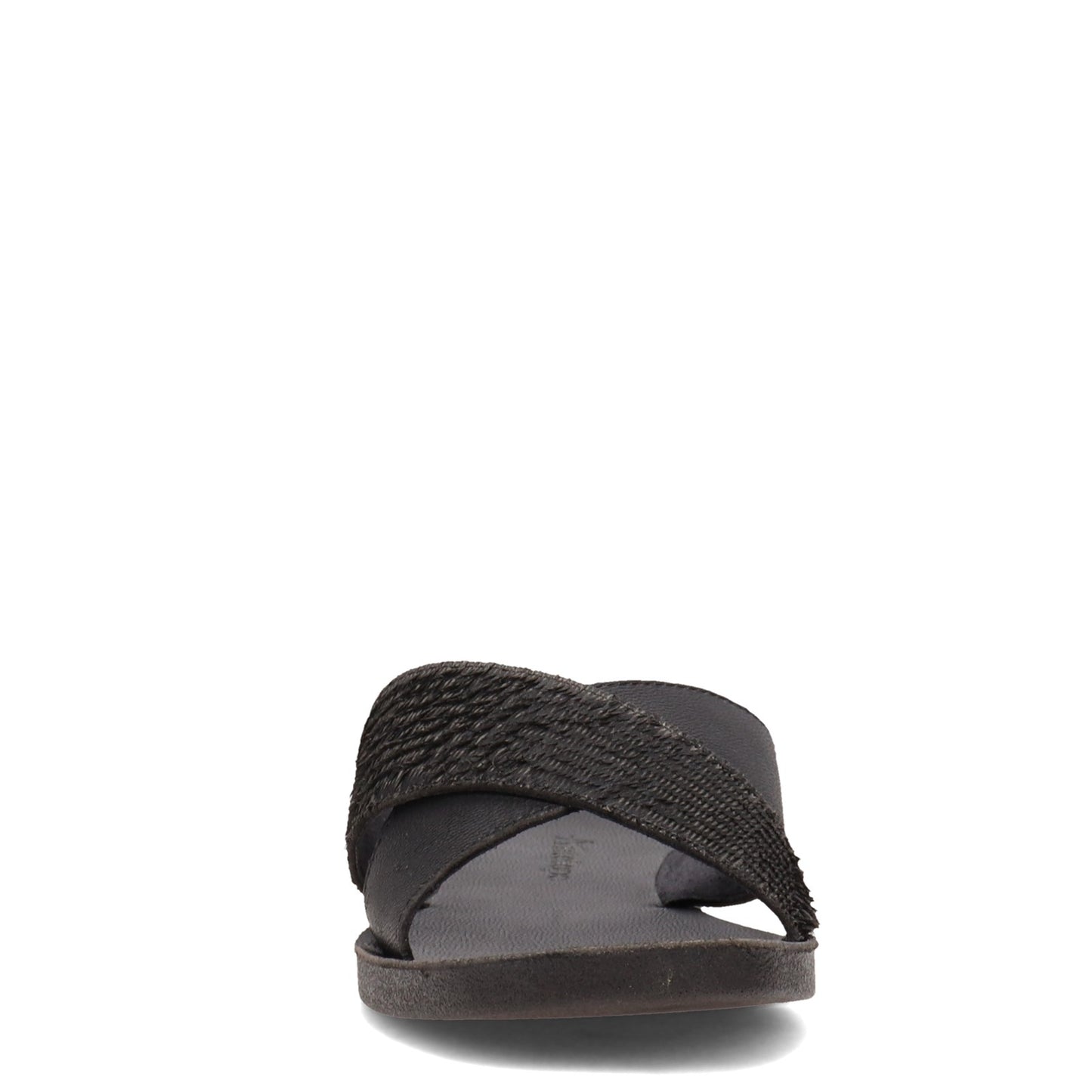 Peltz Shoes  Women's Antelope Yasmine Sandal BLACK YASMINE-BLACK