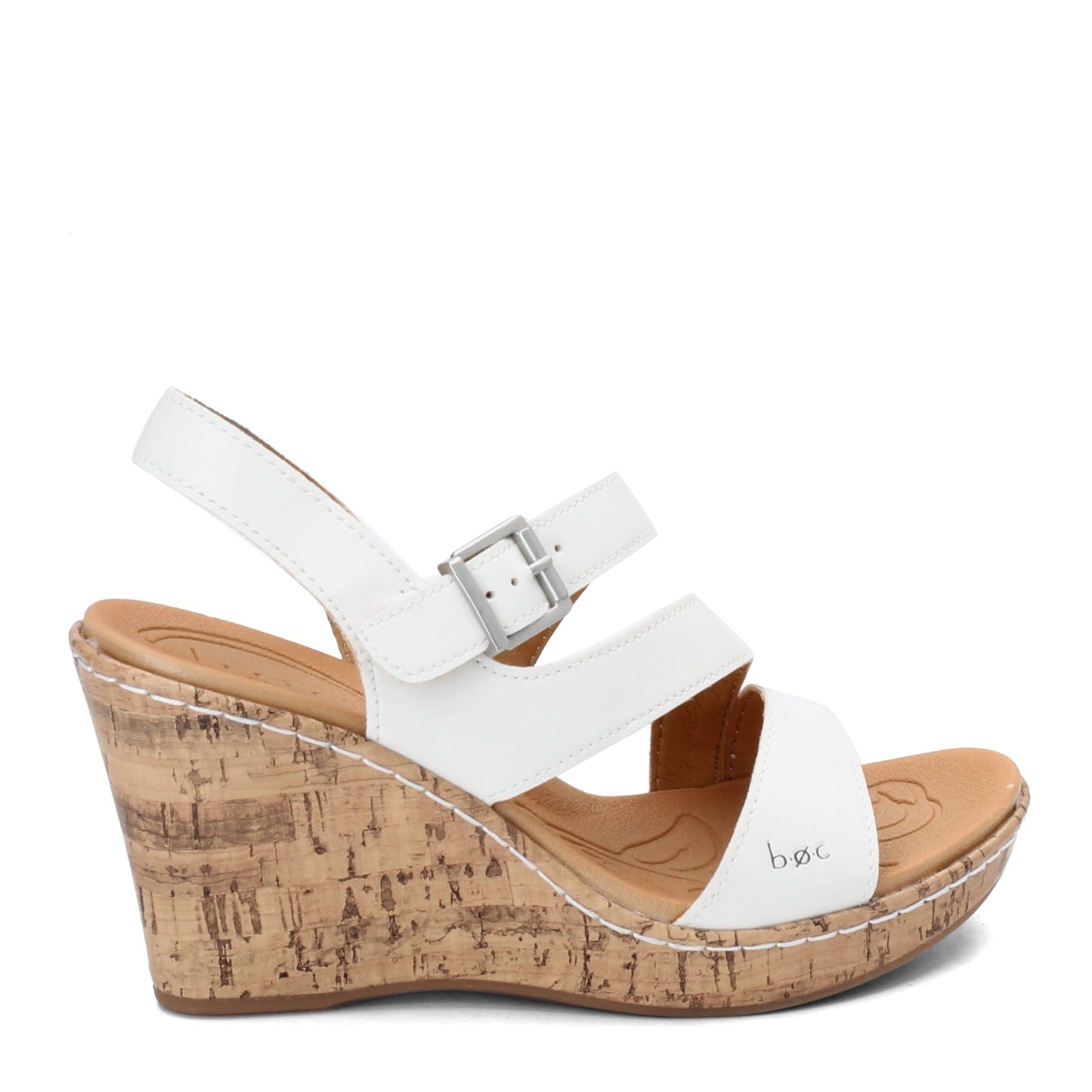 Peltz Shoes  Women's b.o.c Schirra Sandal WHITE Z13781