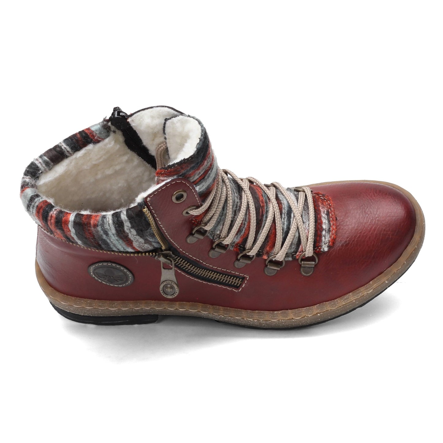 Peltz Shoes  Women's Rieker Felicitas 41 Boot WINE Z6741-35