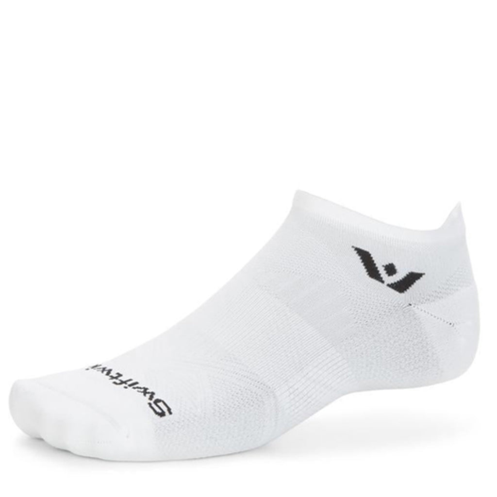 Swiftwick Aspire No Show Socks - 1 Pair WHITE ZCT0002